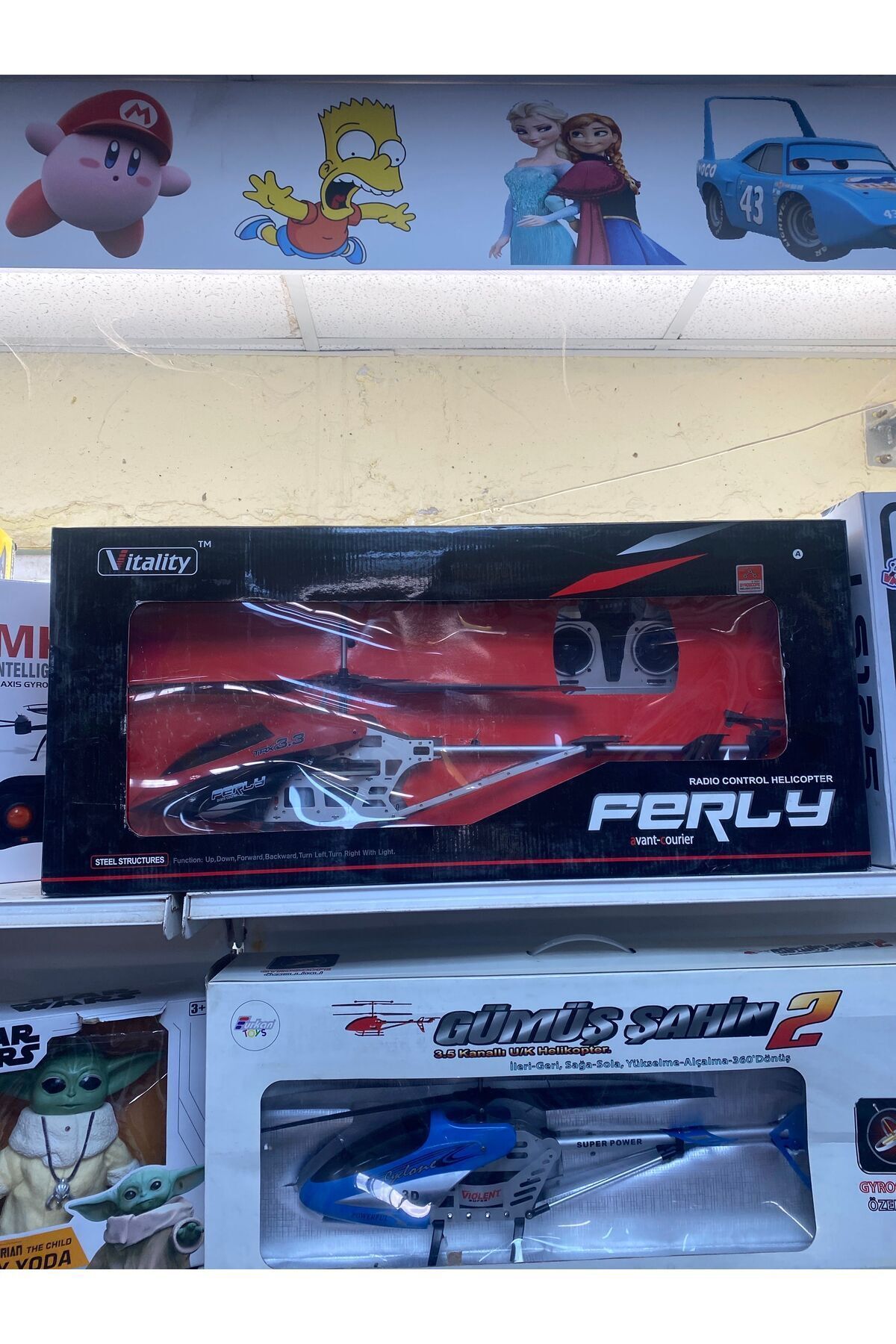 Uzaktan kumandalı helikopter 68 cm 3,5 ch GYRO