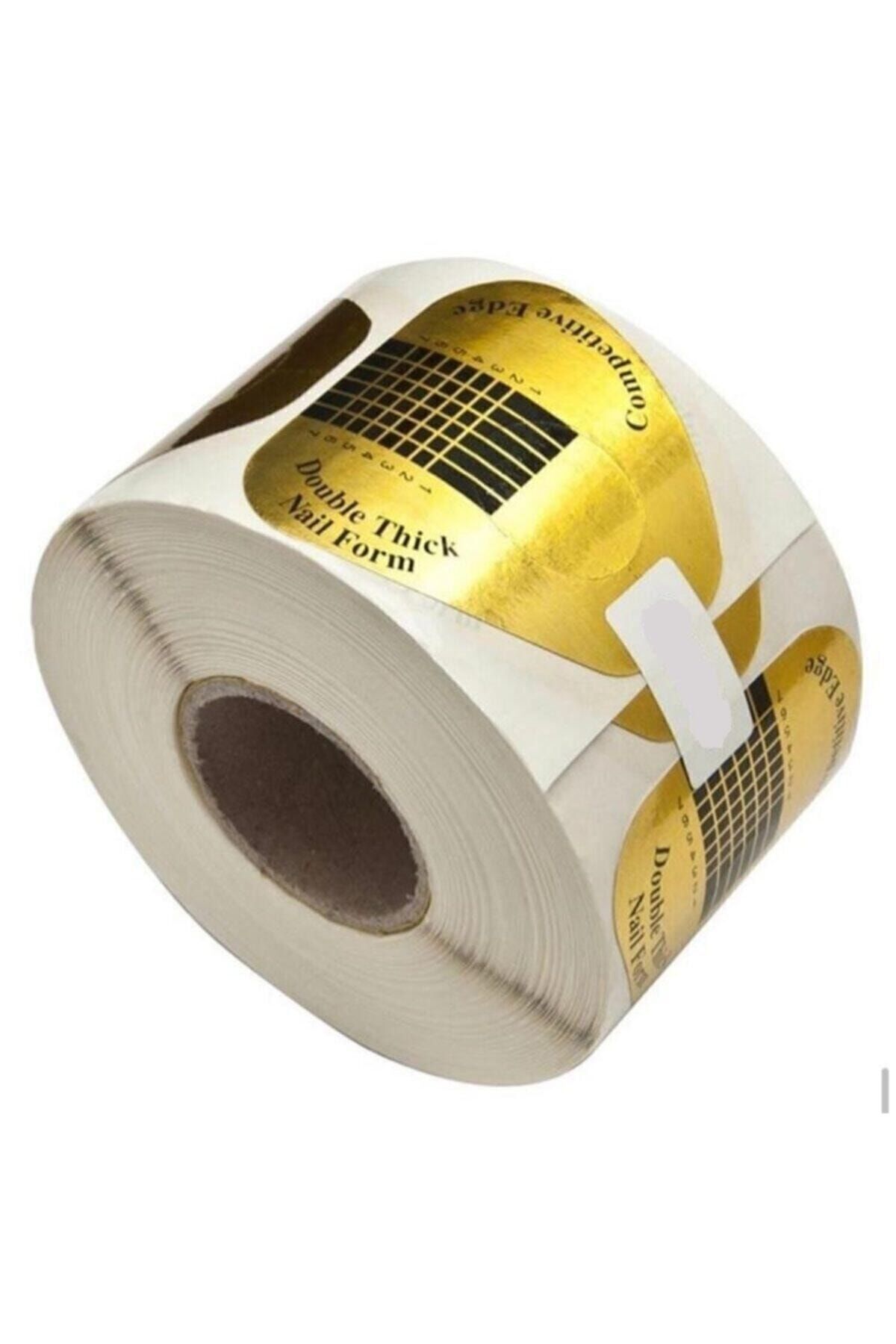 Protez Tırnak Gold Şablon 100'lü