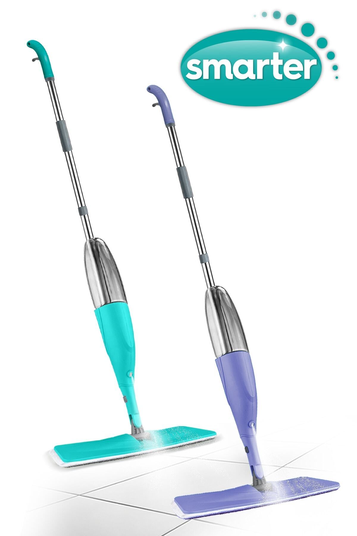 Shıny Sprey Mop Renkli 2 (VERY PERİ-YEŞİL) Mop Paspas Temizlik Seti