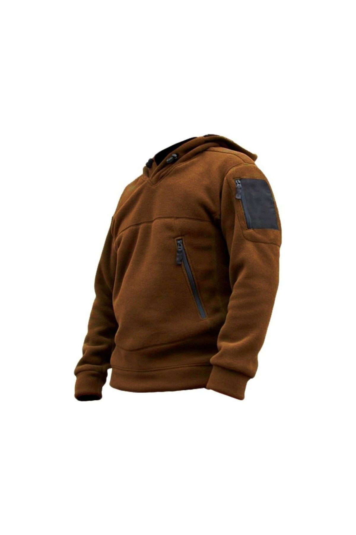 Erkek Polar Outdoor Kapşonlu Kombat Tactical Polar