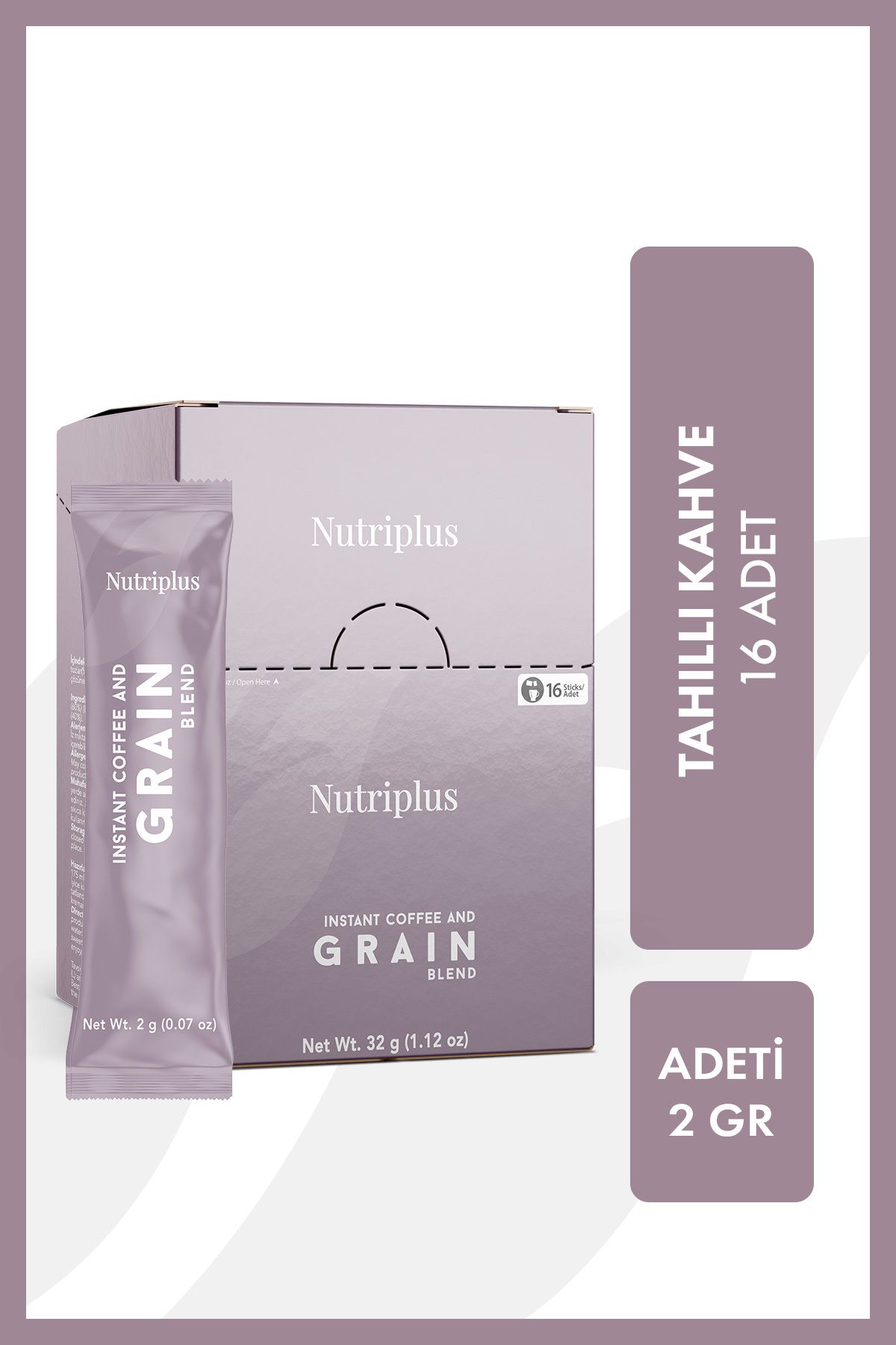 Nutriplus Tahıllı Kahve 2 gr - 16 Adet
