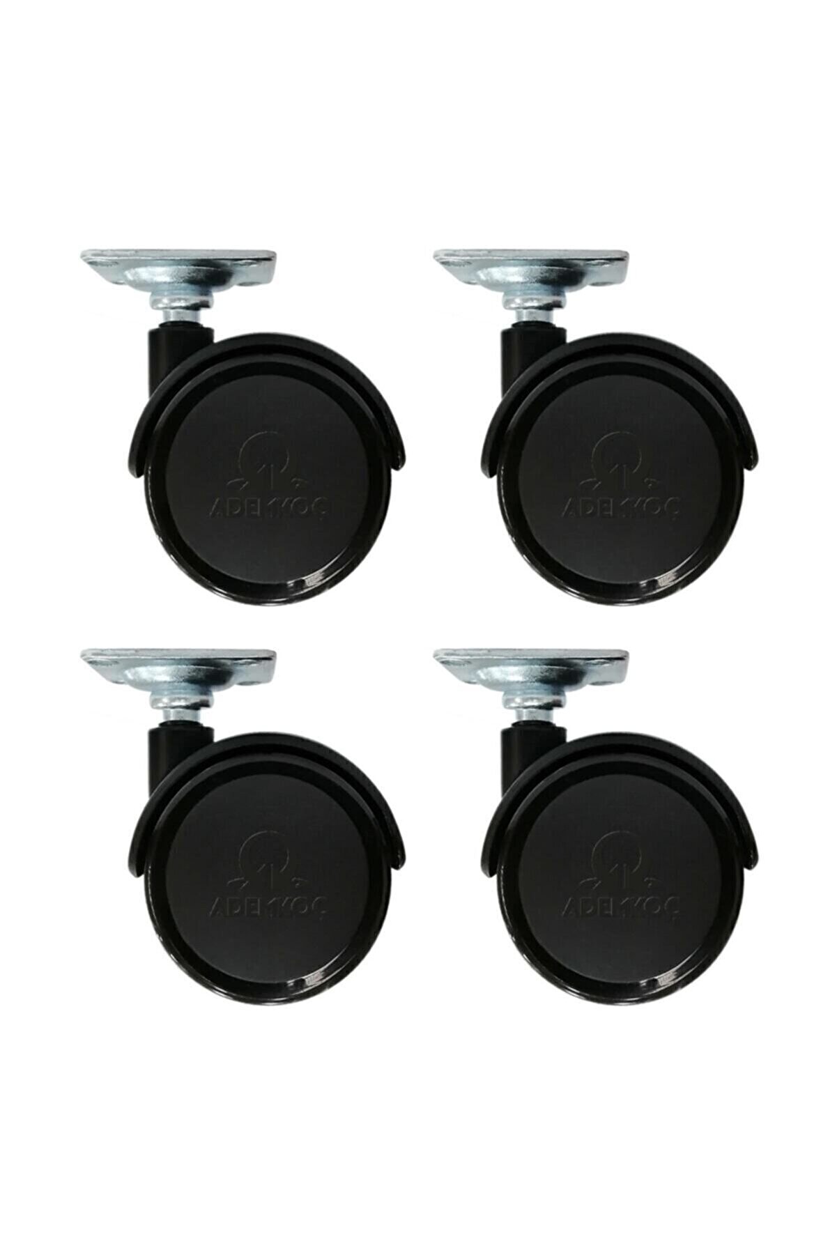 Oynak Tablalı Dolap Sehpa Masa Ayağı Mobilya Tekerleği 40 Mm Polyamid (4 ADET)