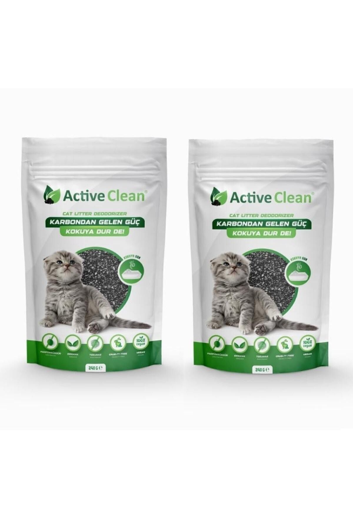 Clean Kedi Kumu Koku Giderici 240 gr 2'li Set