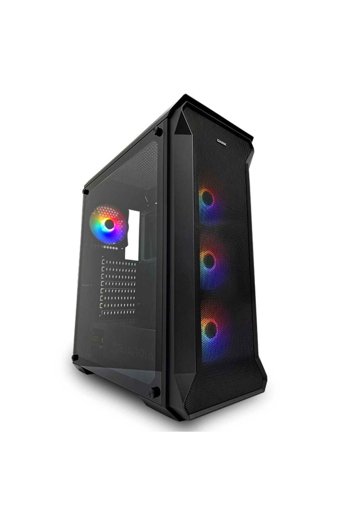 Guardian 4x12cm Frgb Led Fanlı, Full Cam Yan Ve Mesh Ön Panel, Usb 3.0 Bilgisayar Kasası