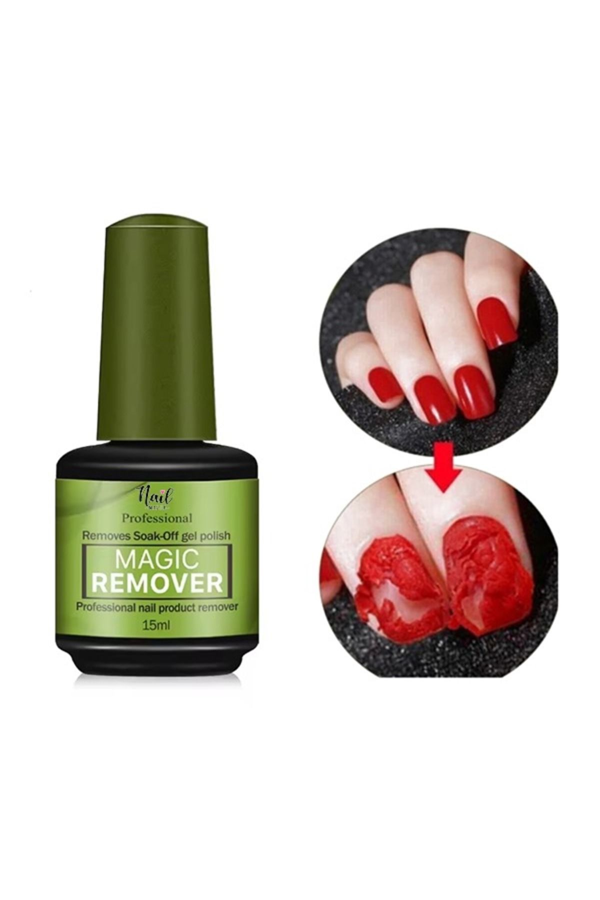Hızlı Kalıcı Oje Çıkarıcı (sökücü) Magic Remover 15ml