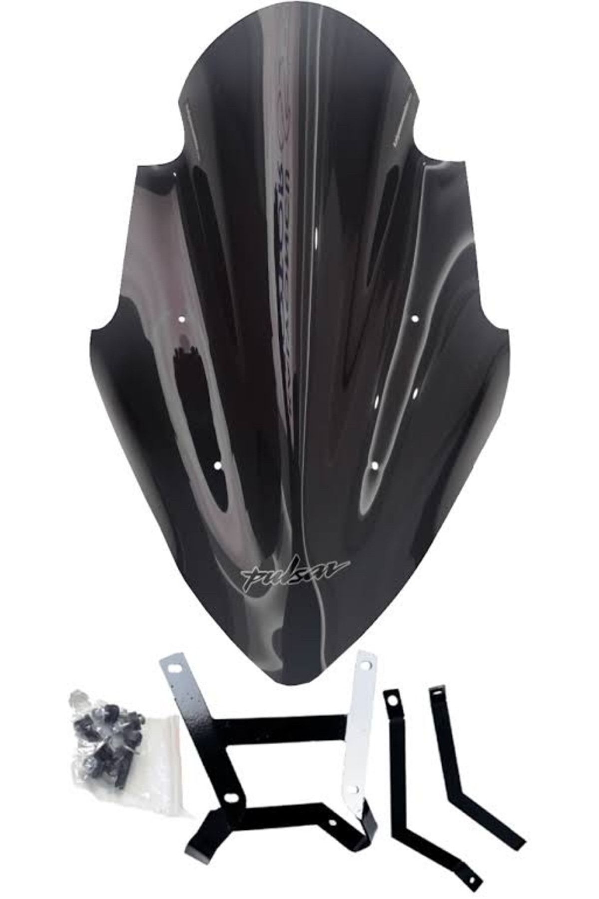 Tez Motor Bajaj (ns200,ns160,ns150) Uzun Ön Tur Cam Siperliği Füme Renkli