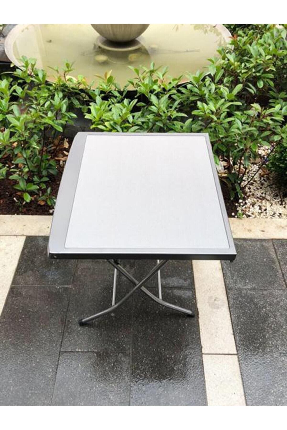 Arçelik Katlanır Balkon Ve Kamp Masası Antrasit Gri (60x60)