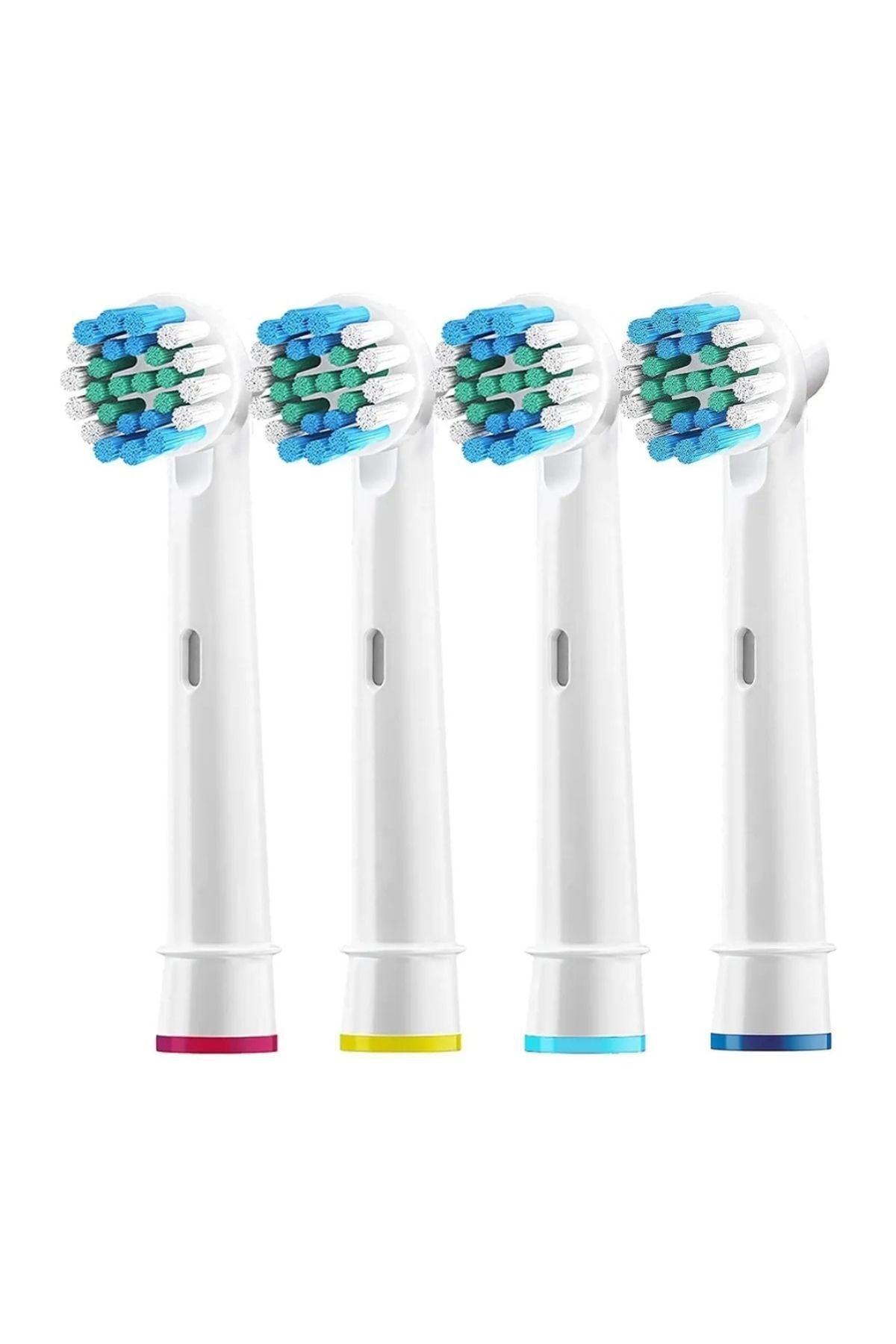Yedek Fırça Başlıkları Oral B Ile Uyumlu 12 Adet Elektrikli Ve Pilli Diş Fırçası Yedek Başlığı