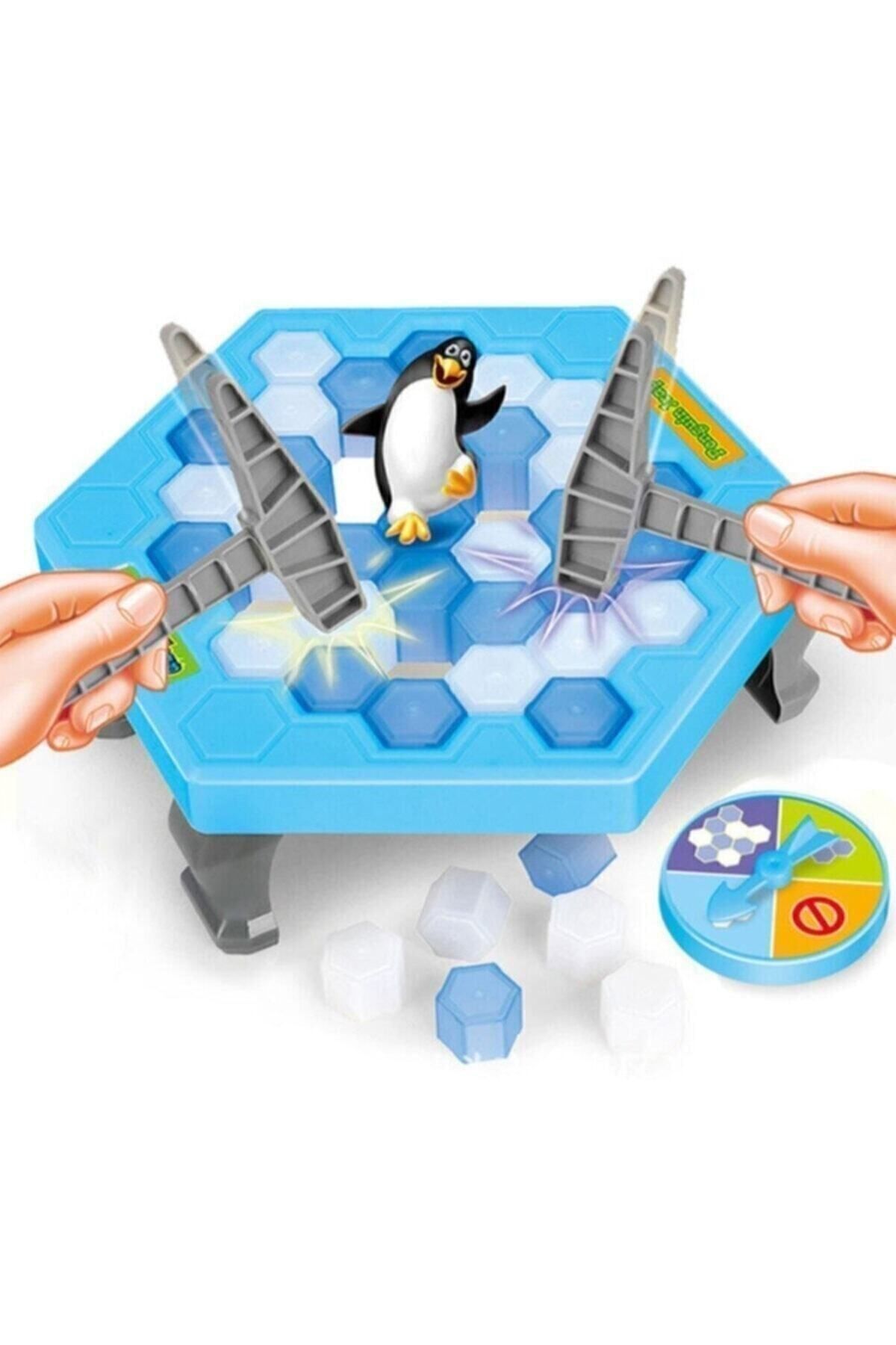 Penguen Düşürme Buz Kırma Buz Tuzağı Oyunu Çocuk Zeka Ve Strateji Oyunu