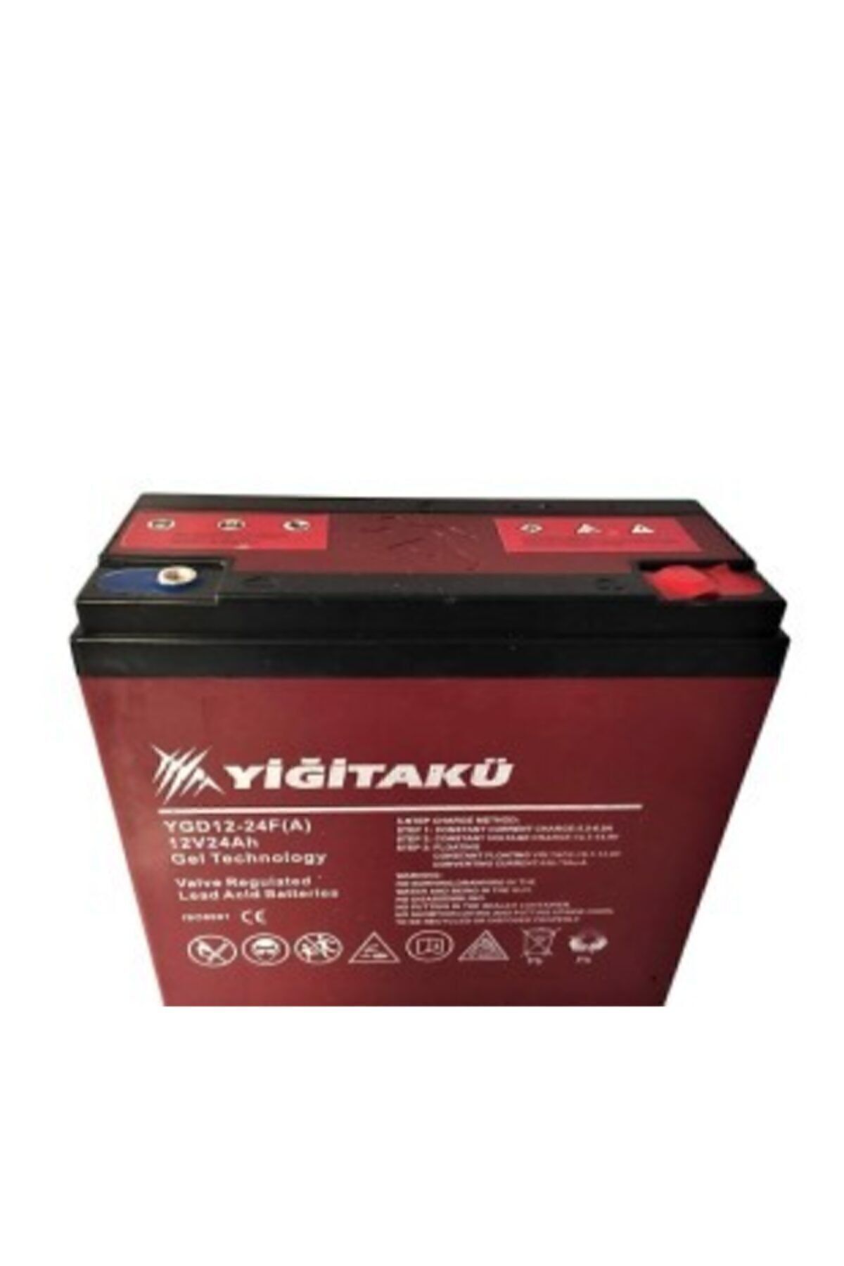 12 V 24 Ah-amper Jel Akü