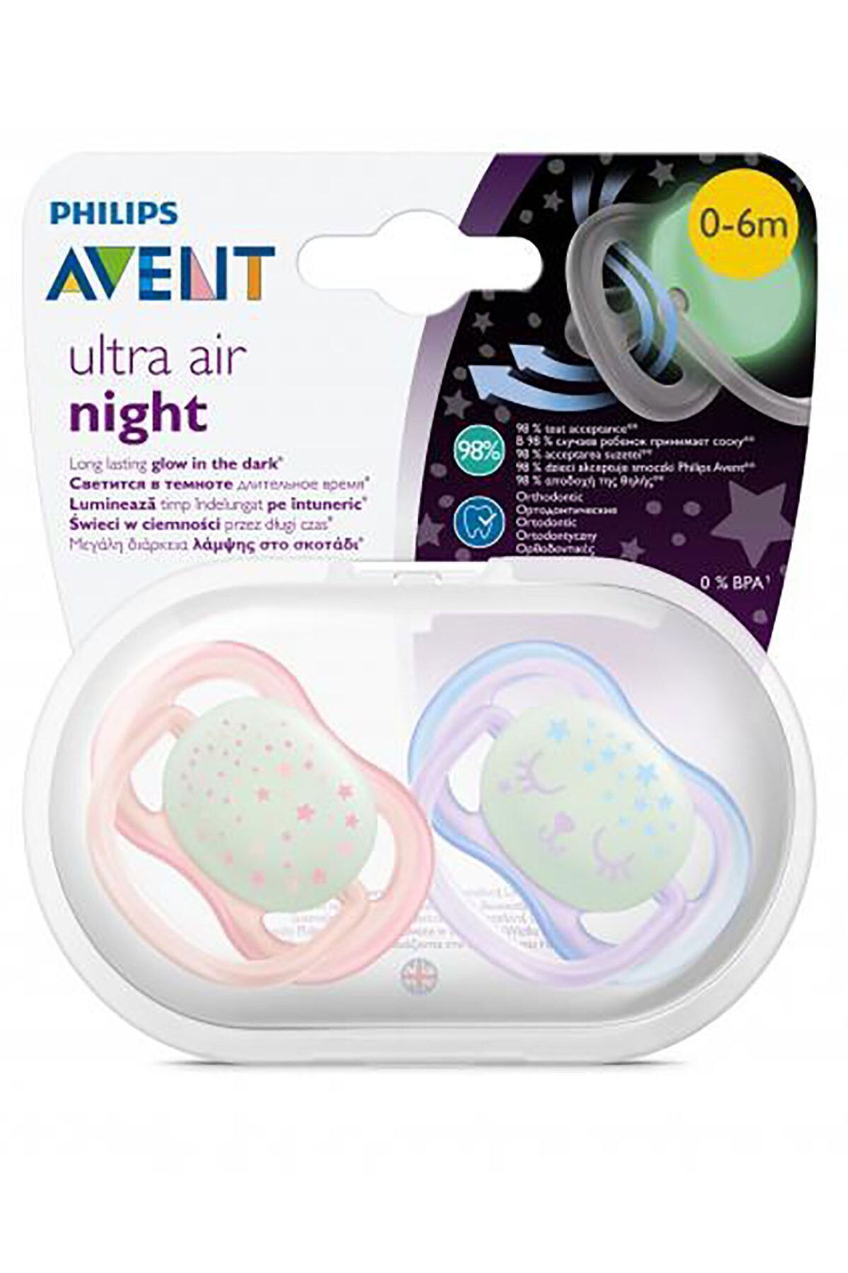 Scf376/11 Ultra Air Gece Emziği 0-6 Ay Pembe