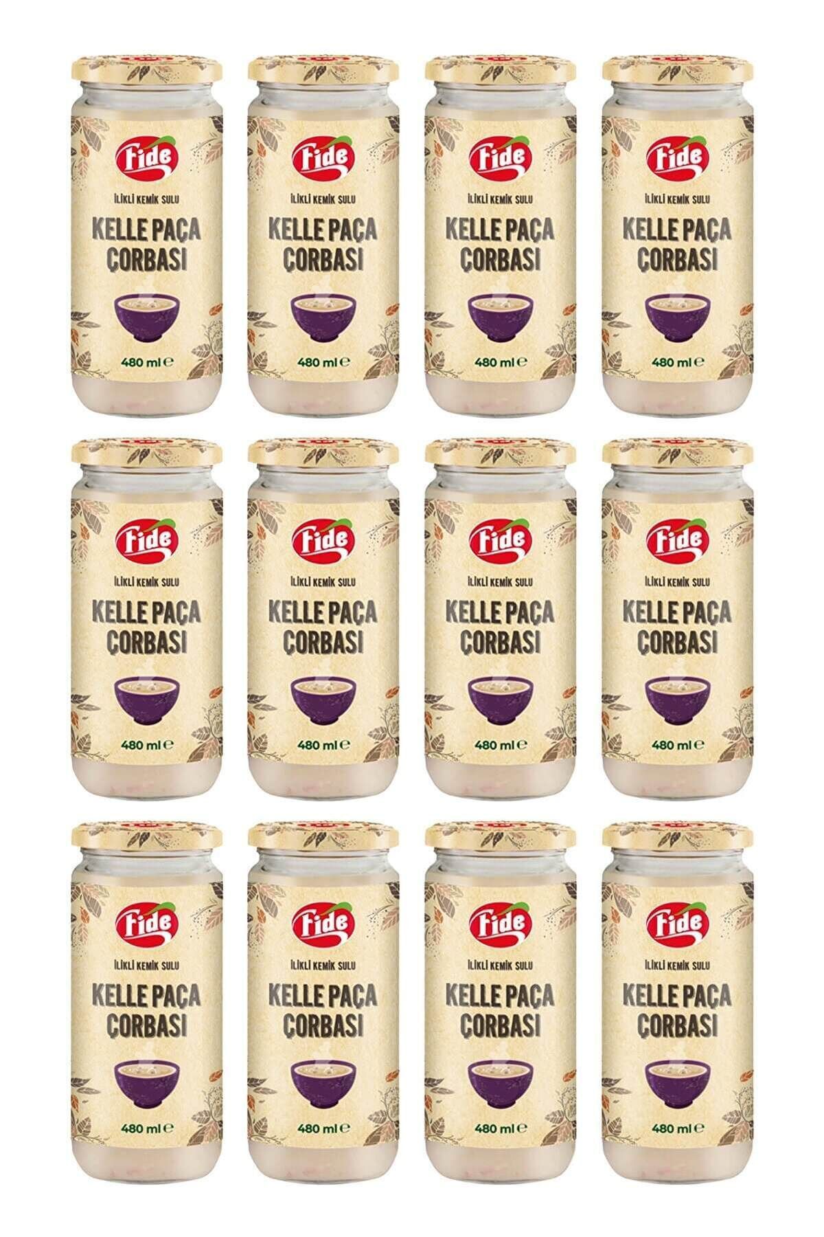 Fide Kelle Paça Çorbası 12 X 480 ml
