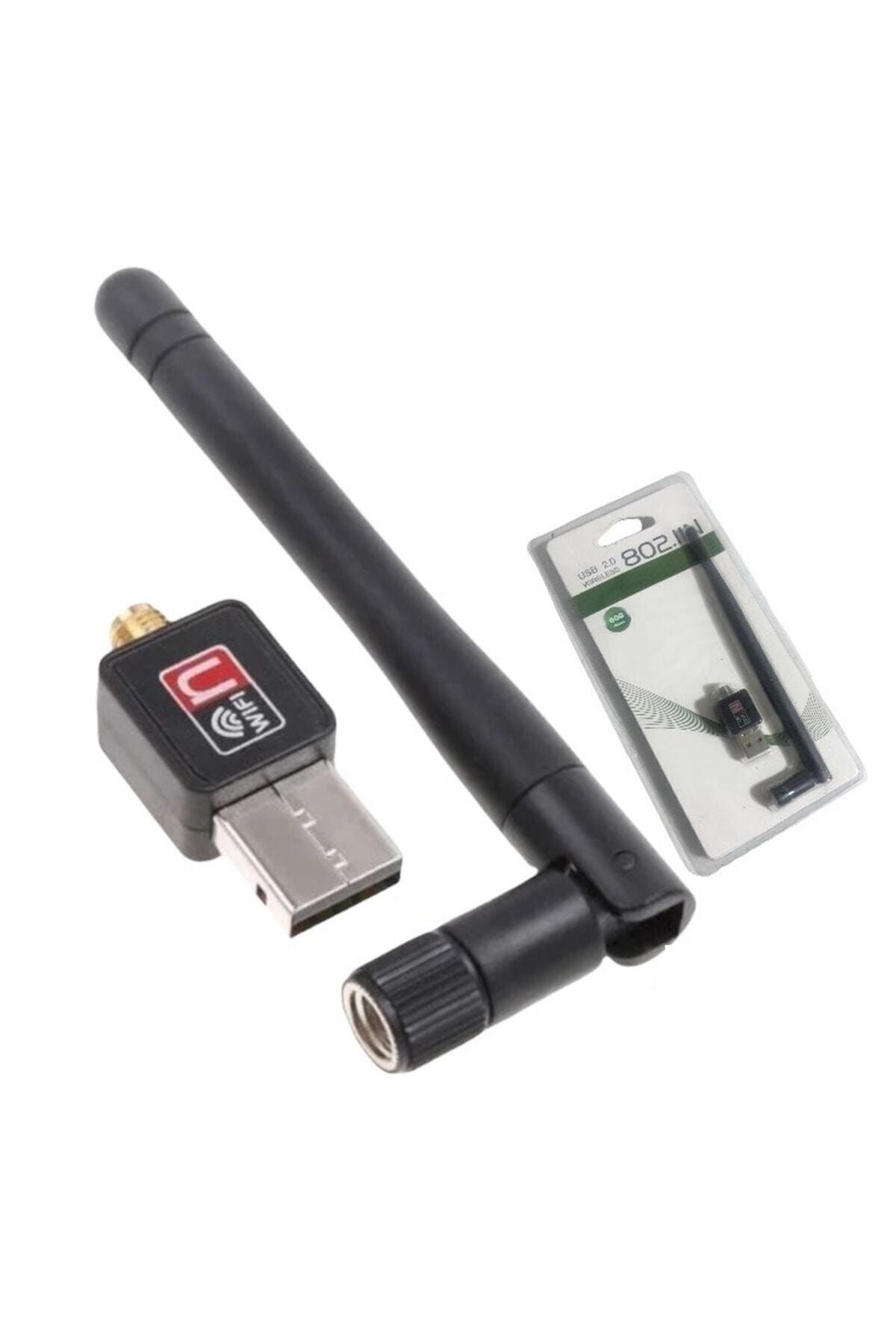 Kablosuz Wifi 600 Mbps Bütünleşik Antenli Adaptör Usb 2.0 Wifi Alıcı Güclendirici