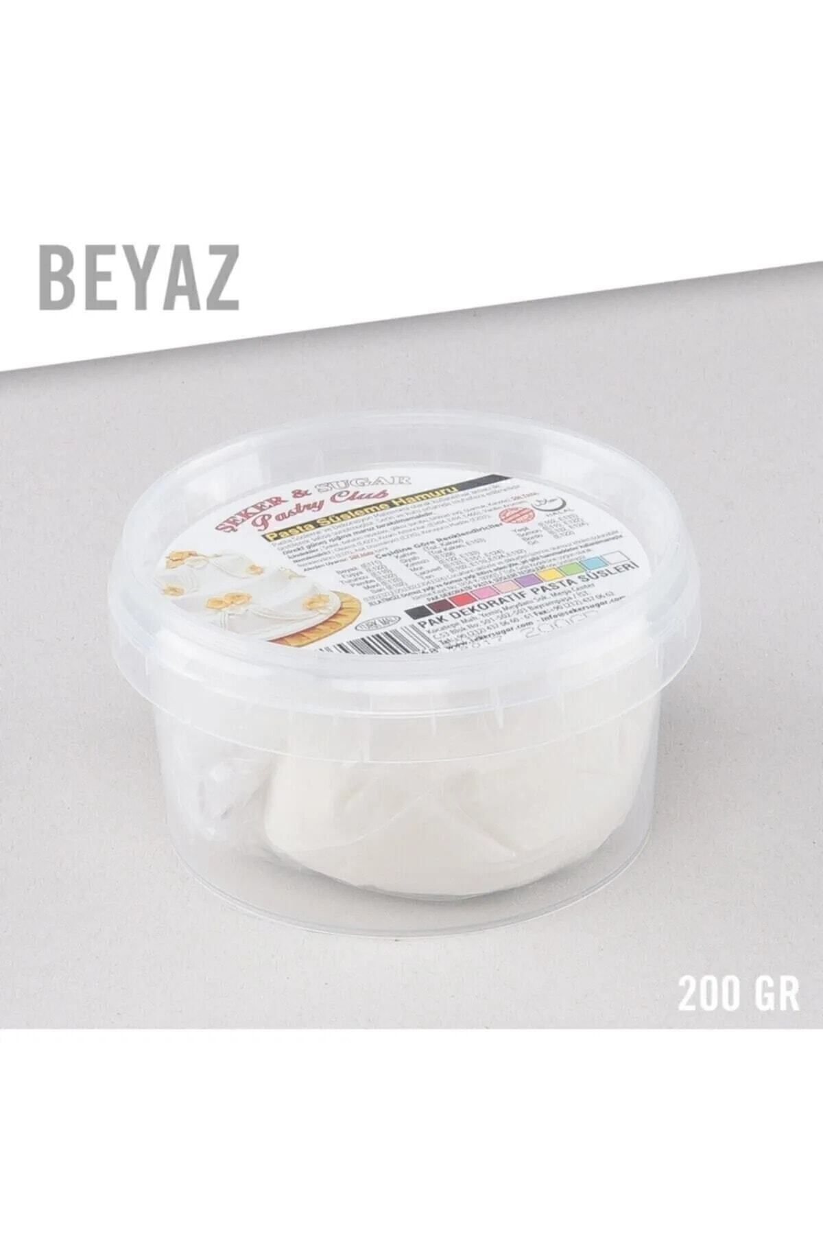 Şeker Sugar Beyaz Renk Şeker Hamuru - 200 Gram