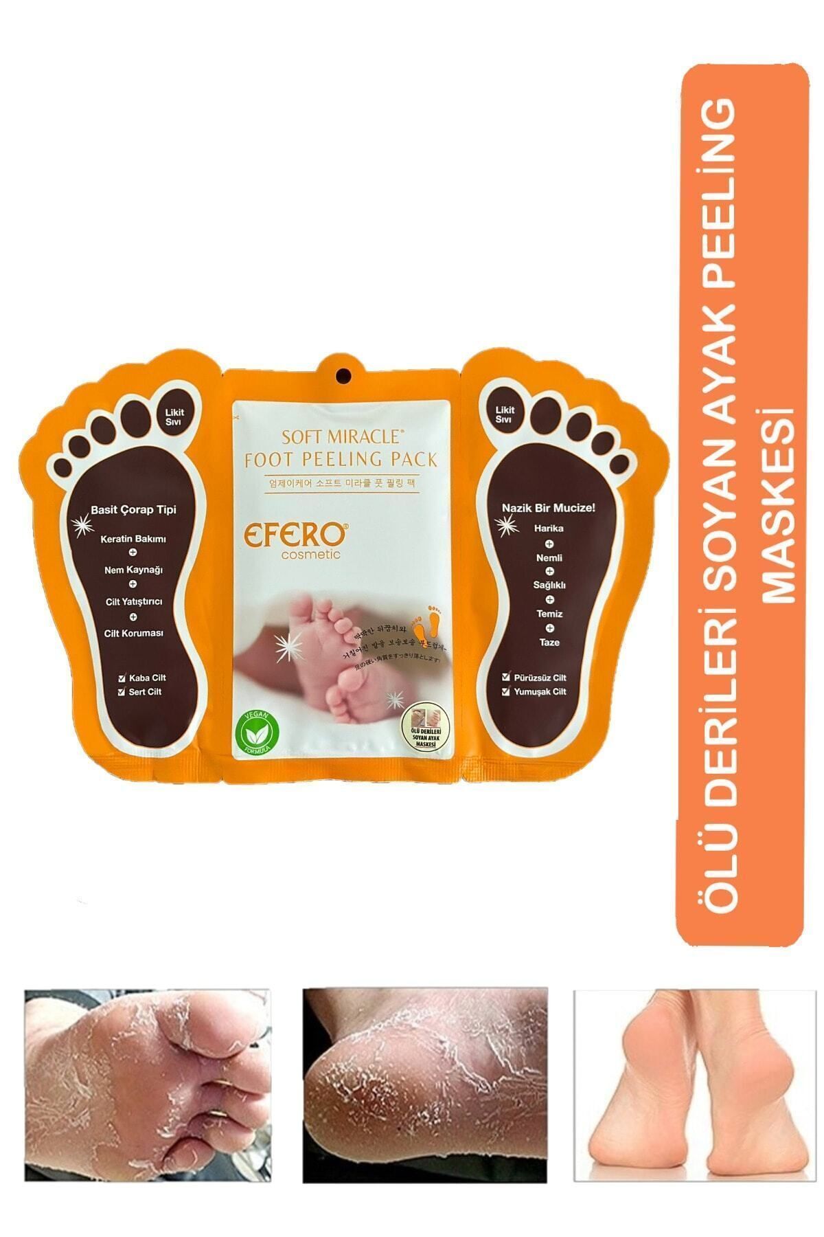 Soft Miracle Foot Peeling Pack - Ayak Soyucu Çorap Ölü Derileri Soyan Ayak Çorabı Peeling Maskesi