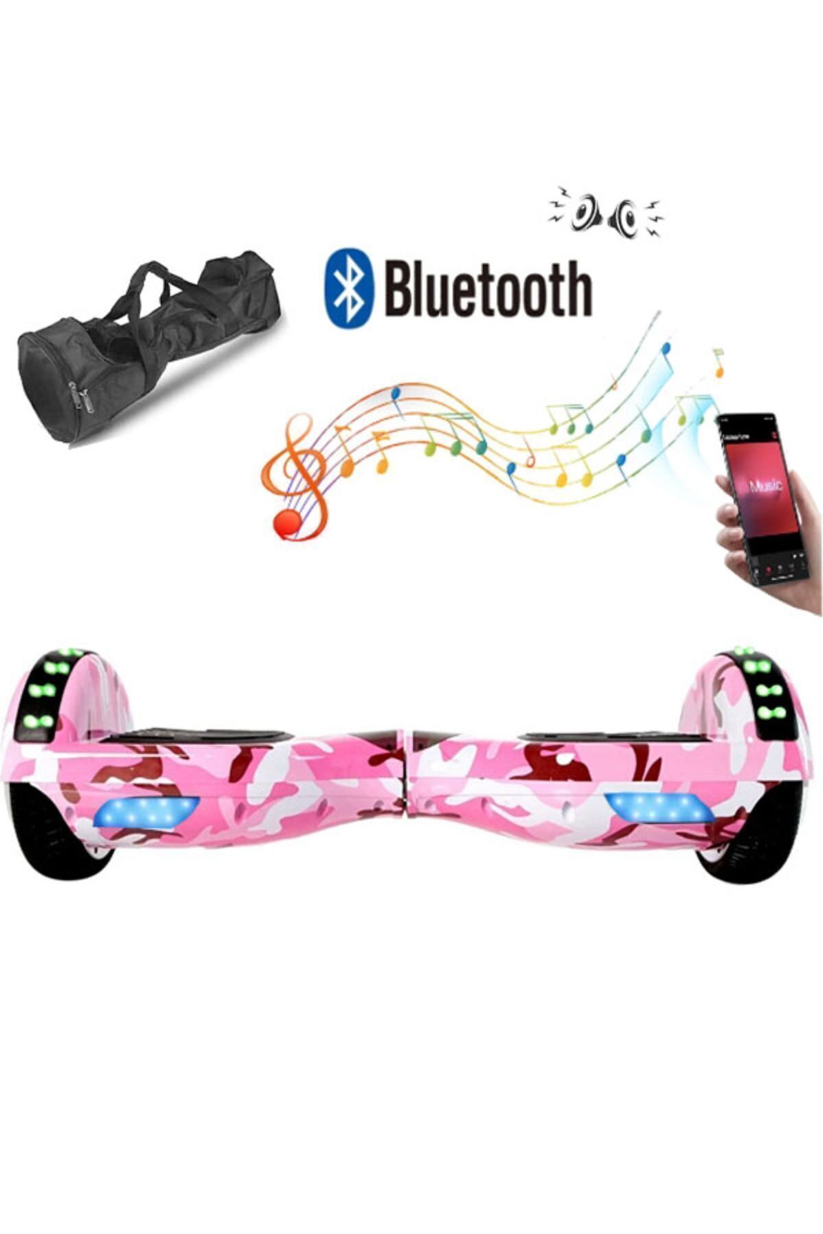 Elektrikli Kaykay Full Ledli Hoverboard Bluetooth Hoparlörlü 6.5 Inch D05