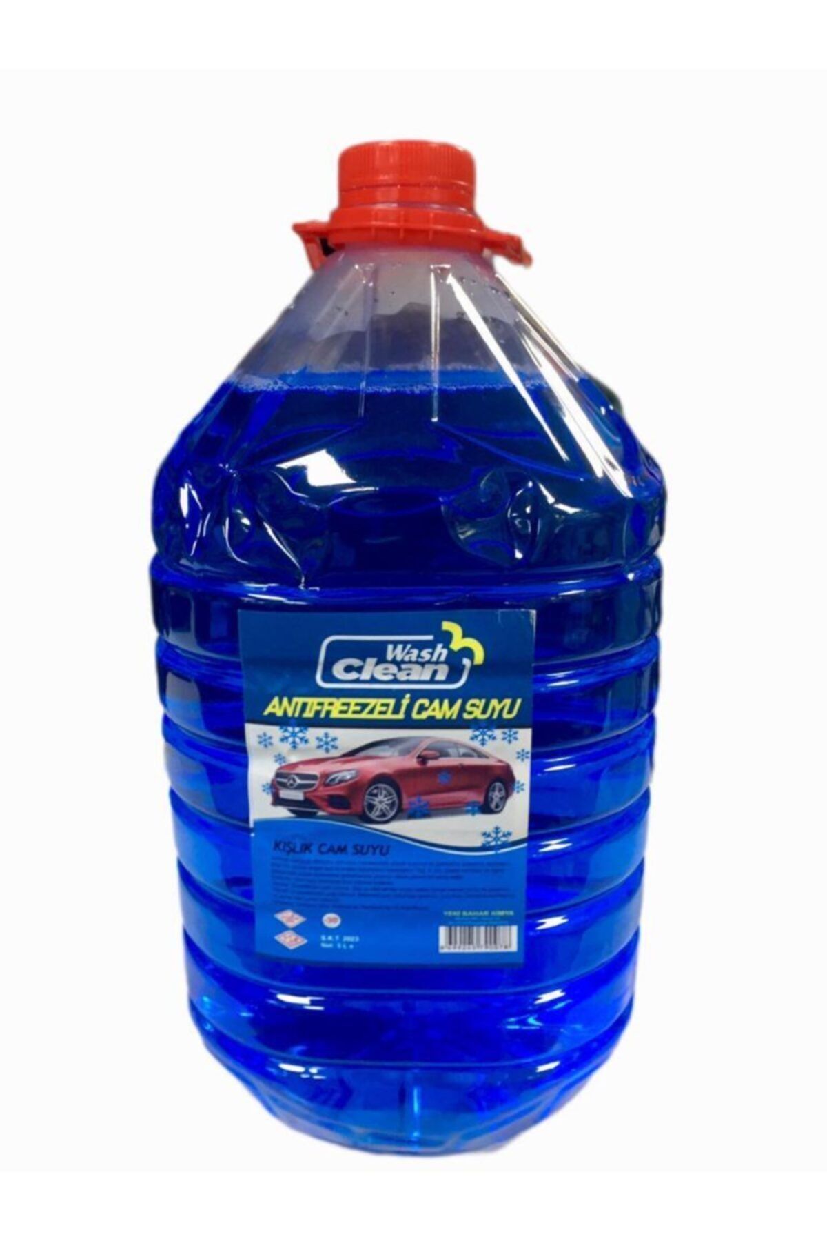 Wash Clean Antifrizli Şampuanlı Kışlık Silecek Cam Suyu -30 Derece 5 Lt