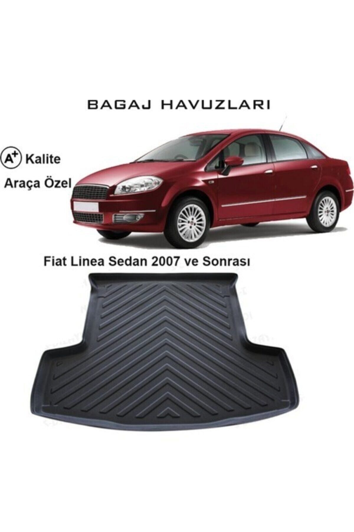 Oto Paspasları Fiat Linea Sedan 2007 Ve Sonrası 3d Bagaj Havuzu 008Zseri