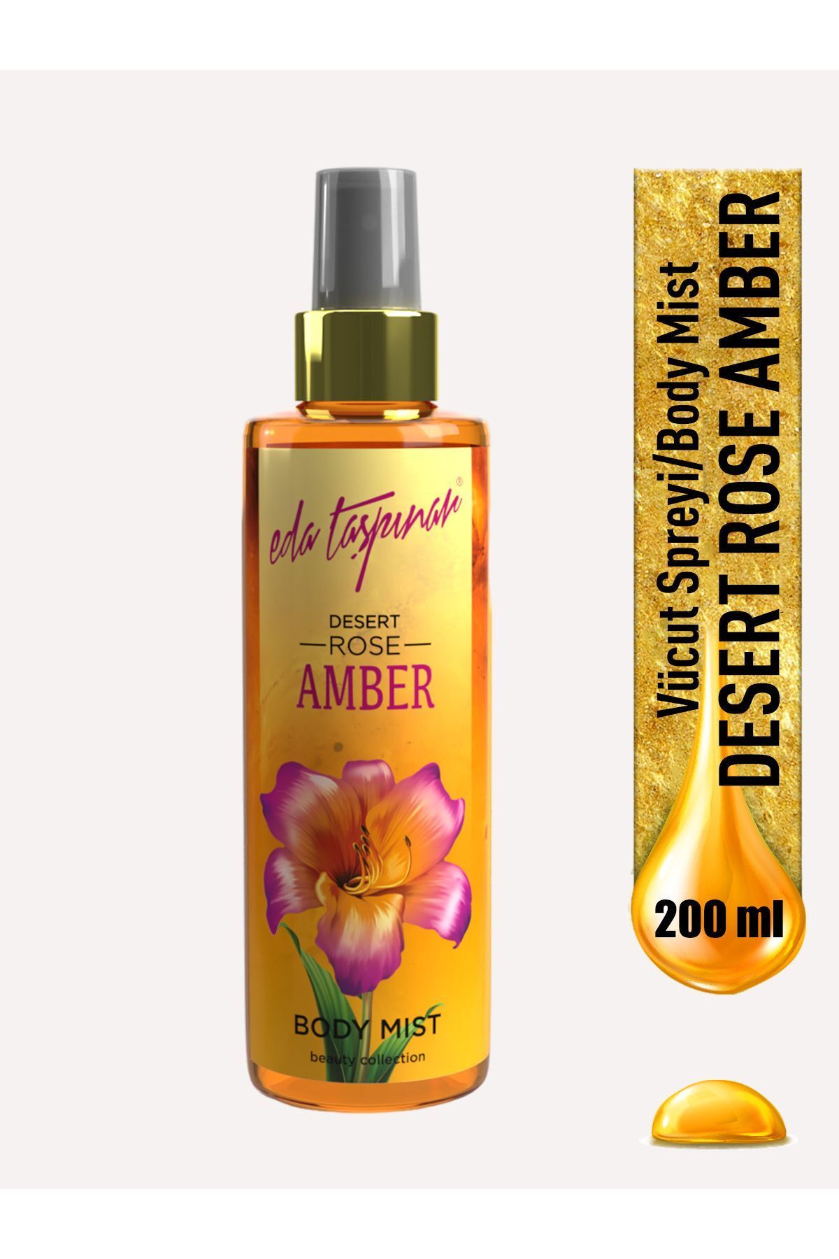 Desert Rose Amber Body Mist 200ml.