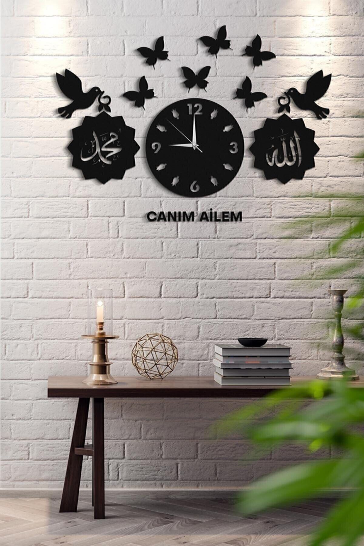 Kuş Kelebek Saat