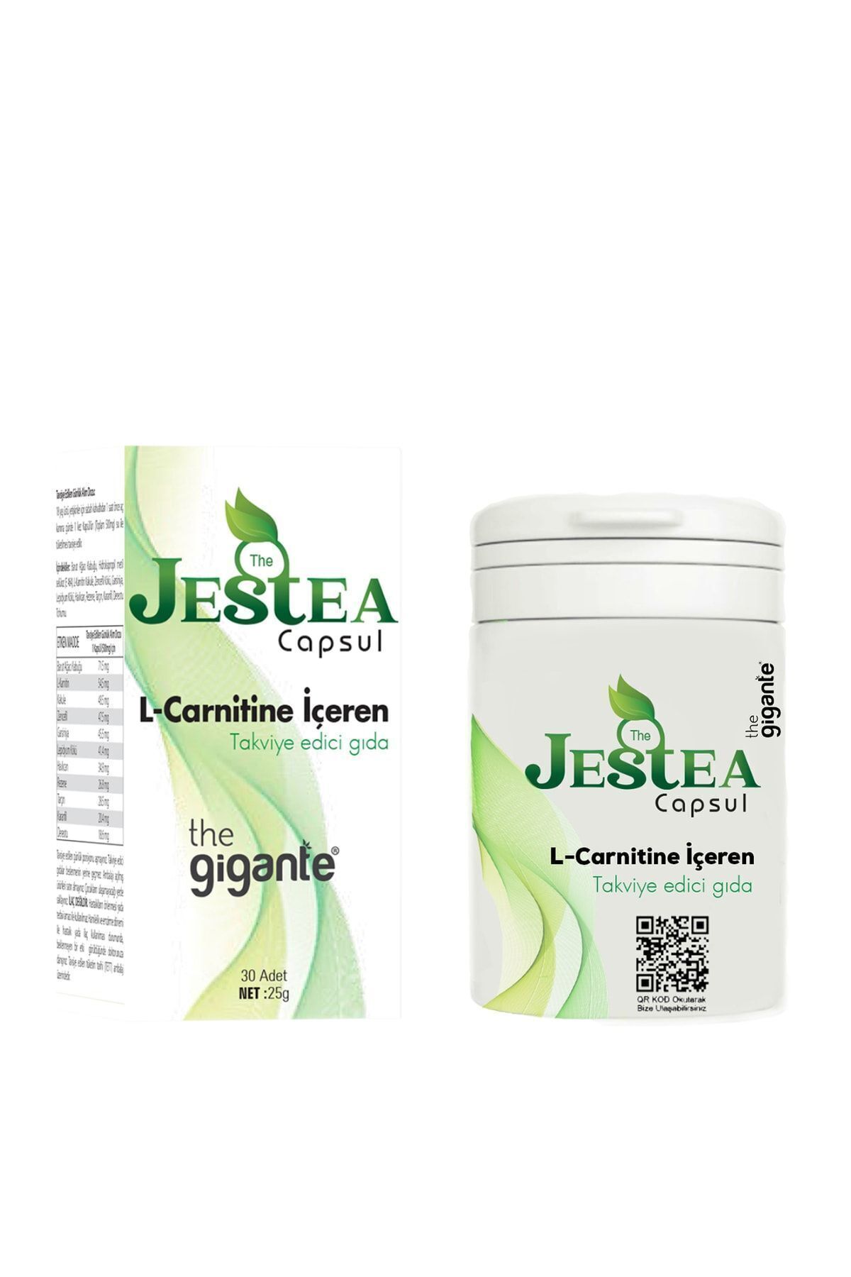 Detoks 1 Aylık Capsul Bitkisel Içerikli Lcarnitine Içeren Detox Tablet