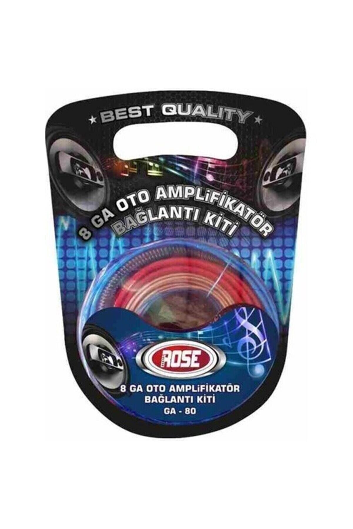 Anfi Set Kablosu 8ga Anfi Kablo Bağlantı Kiti Oto Amplifikatör Bağlantı Kiti Ga-80
