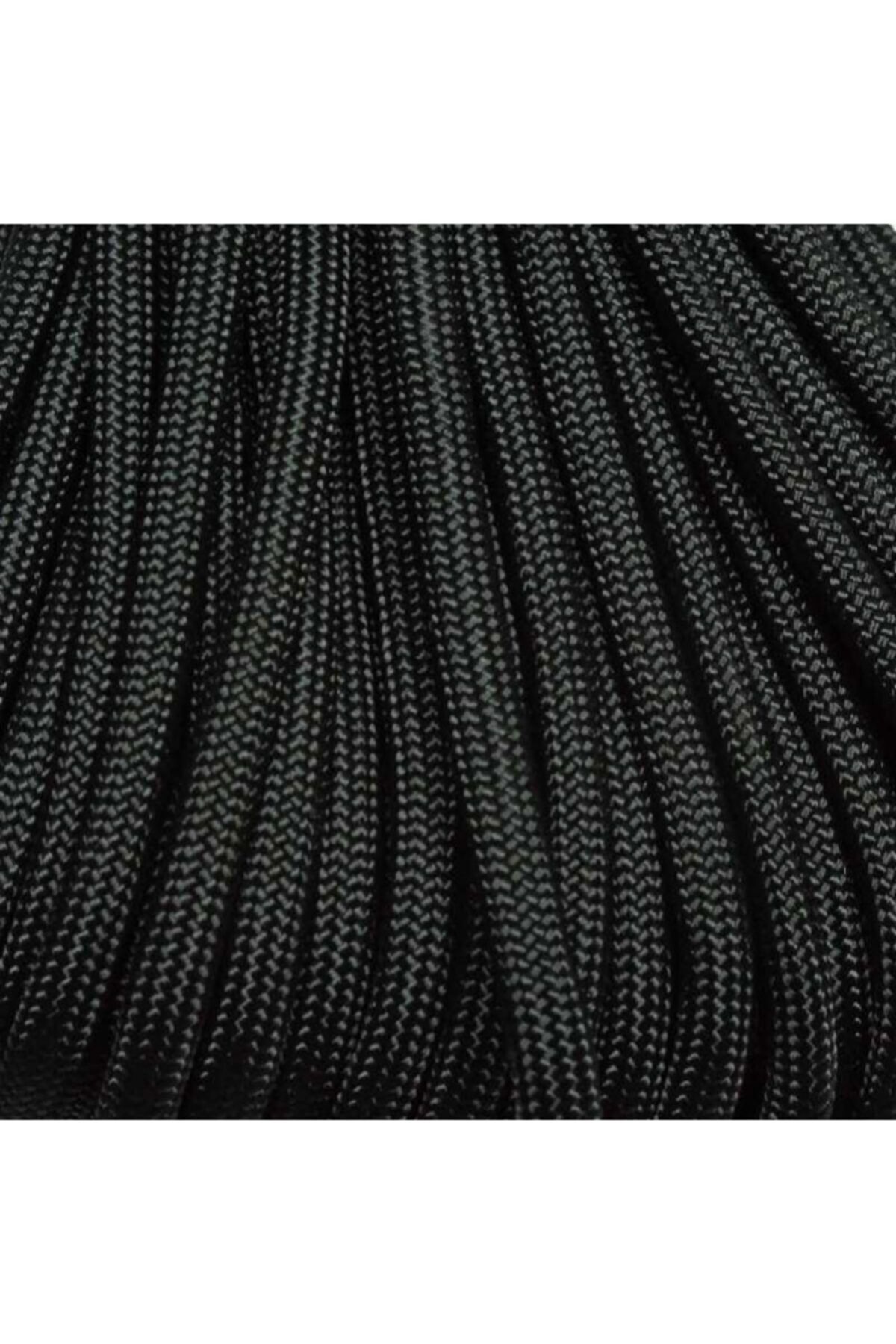 5 Metre Kaliteli Siyah Paracord 550 4mm 7 Çekirdek Paraşüt Ipi