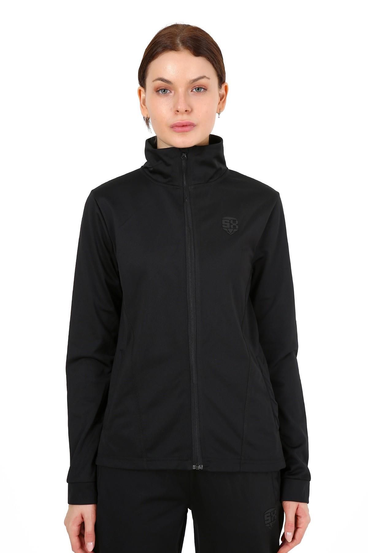 So22f026 Academy Poly Suit Kadın Spor Ceket