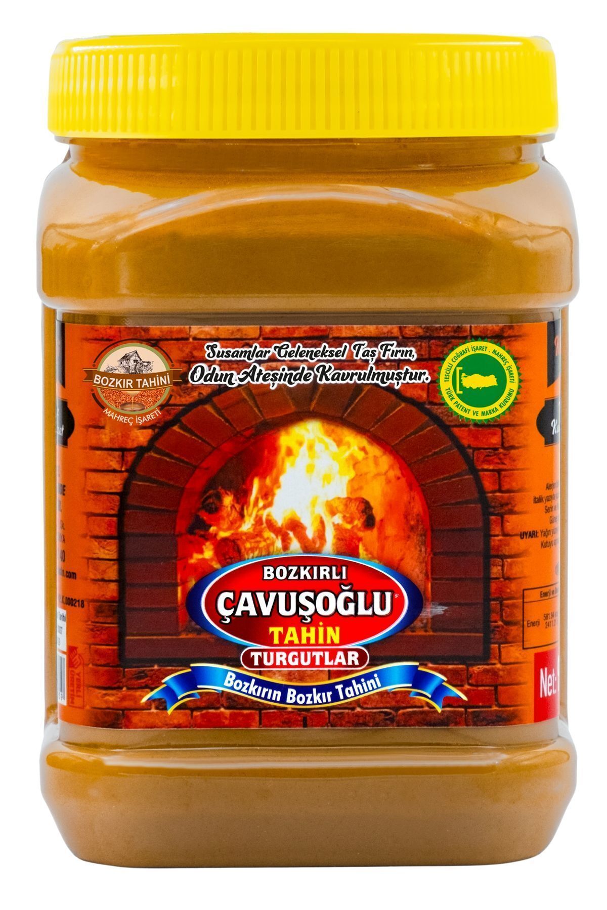 Odun Ateşinde Kepekli Bozkır Tahini Karafırın Tahin 930gr