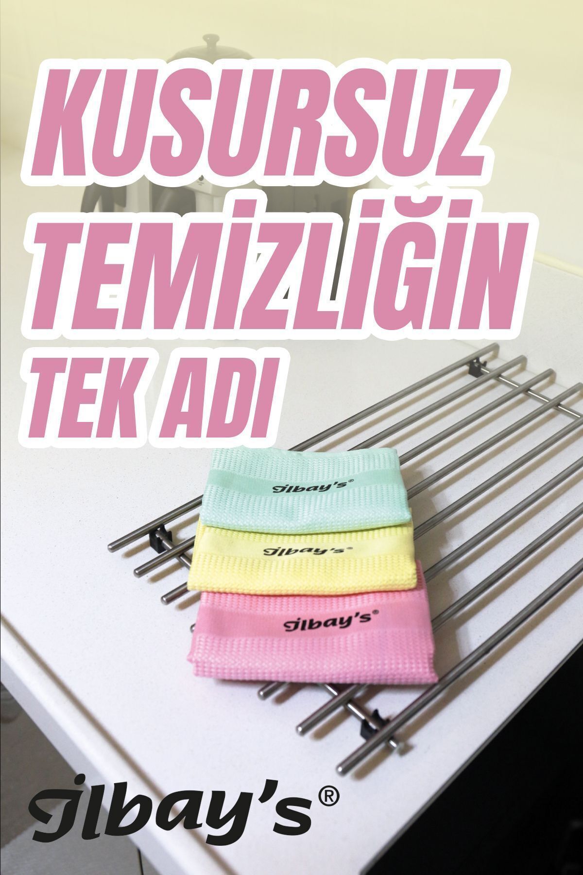 Ithal Orijinal Fabrika Satış Mağazası Mikrofiber Temizlik Bezi %100 Orjinal 3 Adet