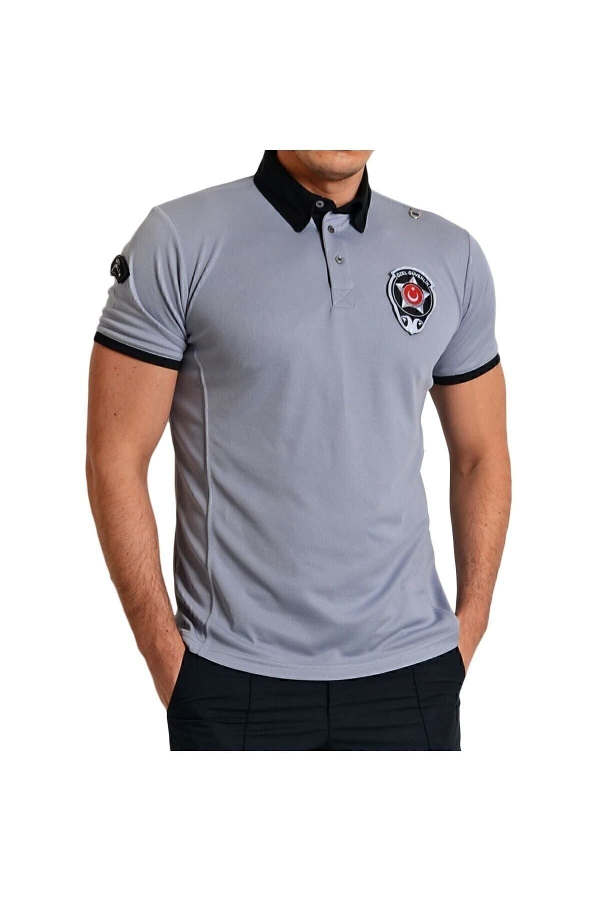 Yeni Kamu Personel Özel Güvenlik T-shirt Lacos Kısa Kollu Tişort Yönetmeliğe Uygun