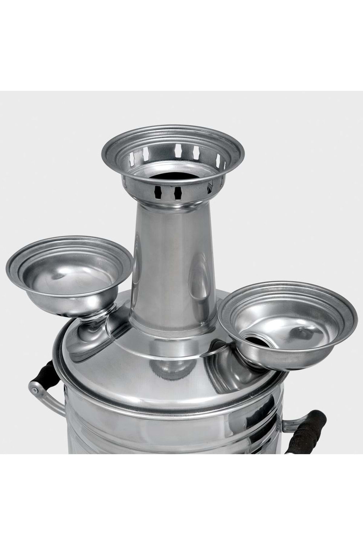 Ks14 (6 LT) Krom Kömürlü Semaver