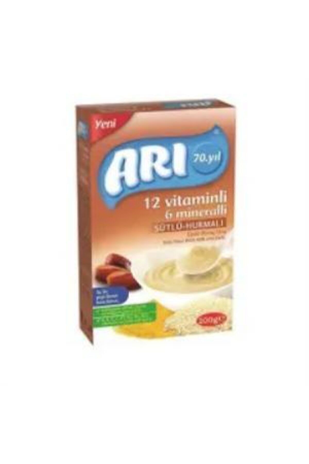 12 Vitaminli 6 Mineralli Sütlü-hurmalı 200 gr