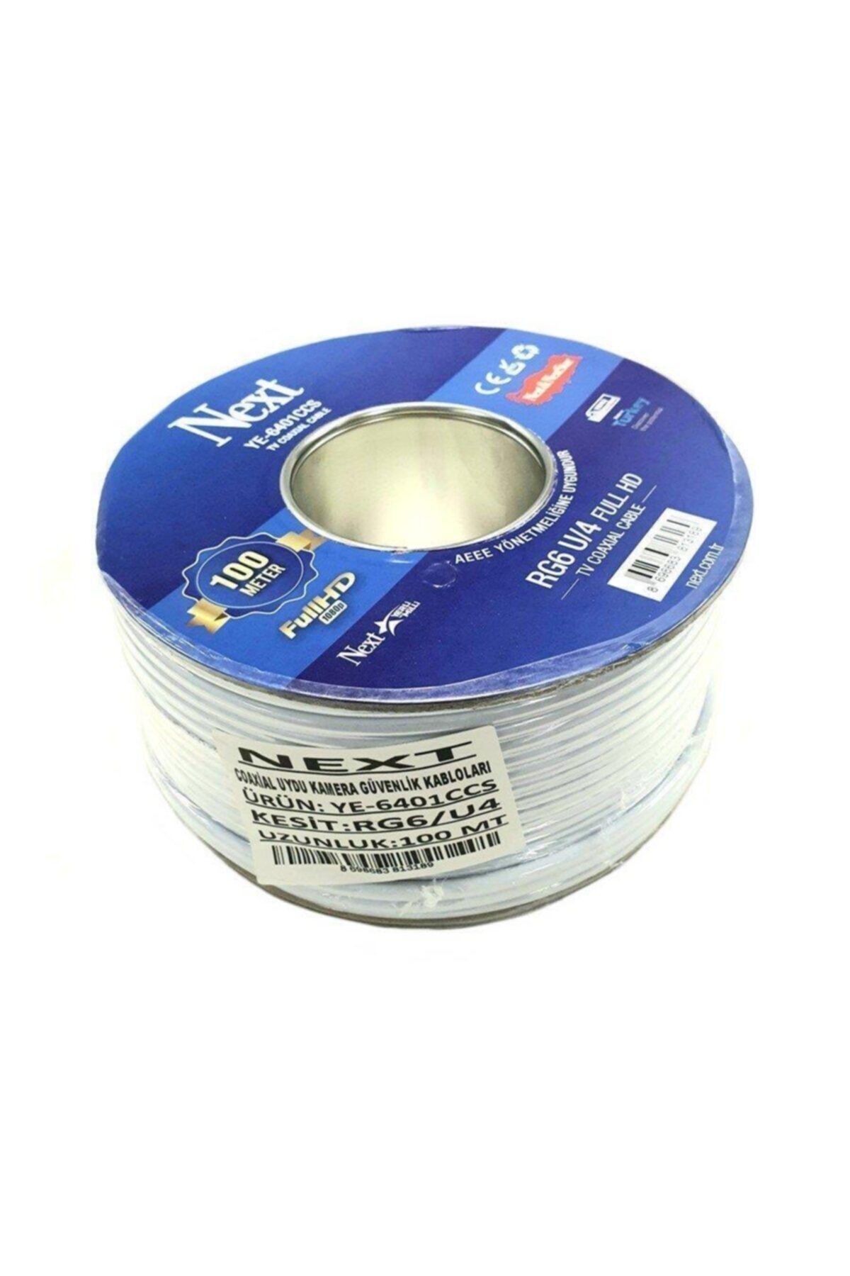 Ye-6401ccs Rg6-u4 Full Hd Anten Kablosu 100metre