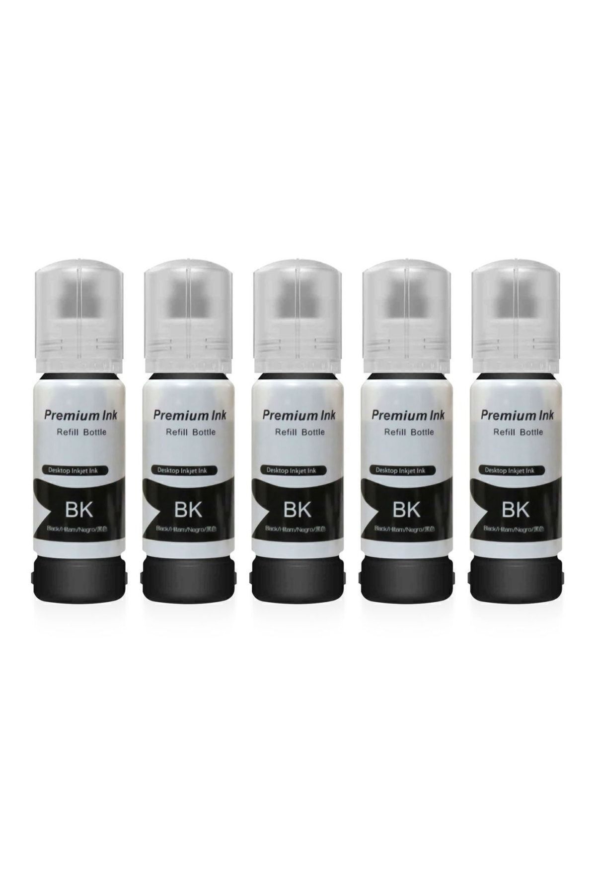 EPSON  EcoTank L3151 için5 Adet Siyah Photoink Mürekkep