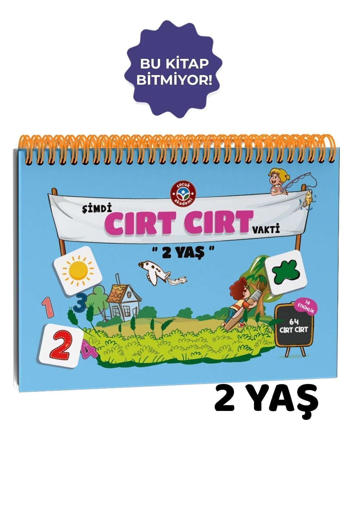2 Yaş Cırt Cırtlı Etkinlik Kitabı