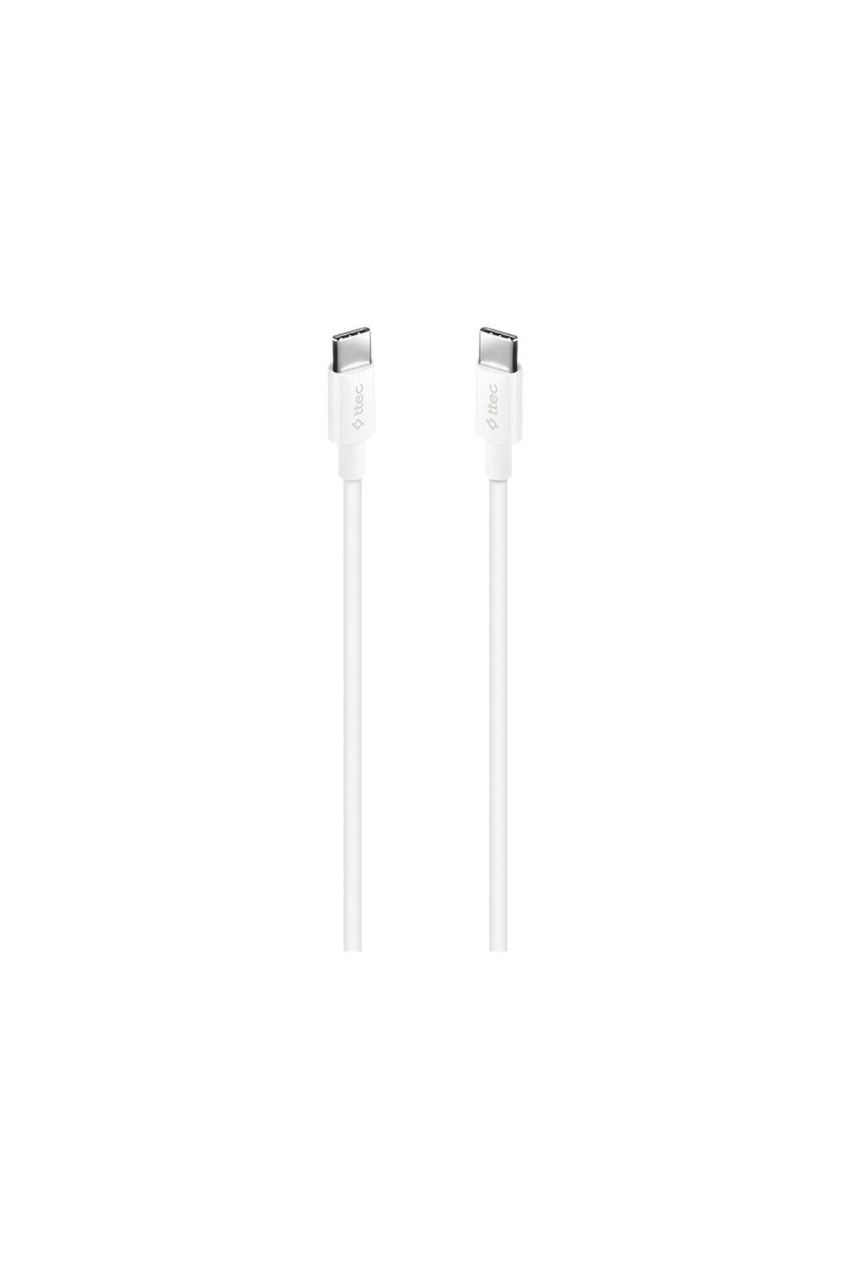 Type-c To Type-c 120cm 60w Pd/qc Hızlı Şarj/data Kablosu Beyaz 2dk36b