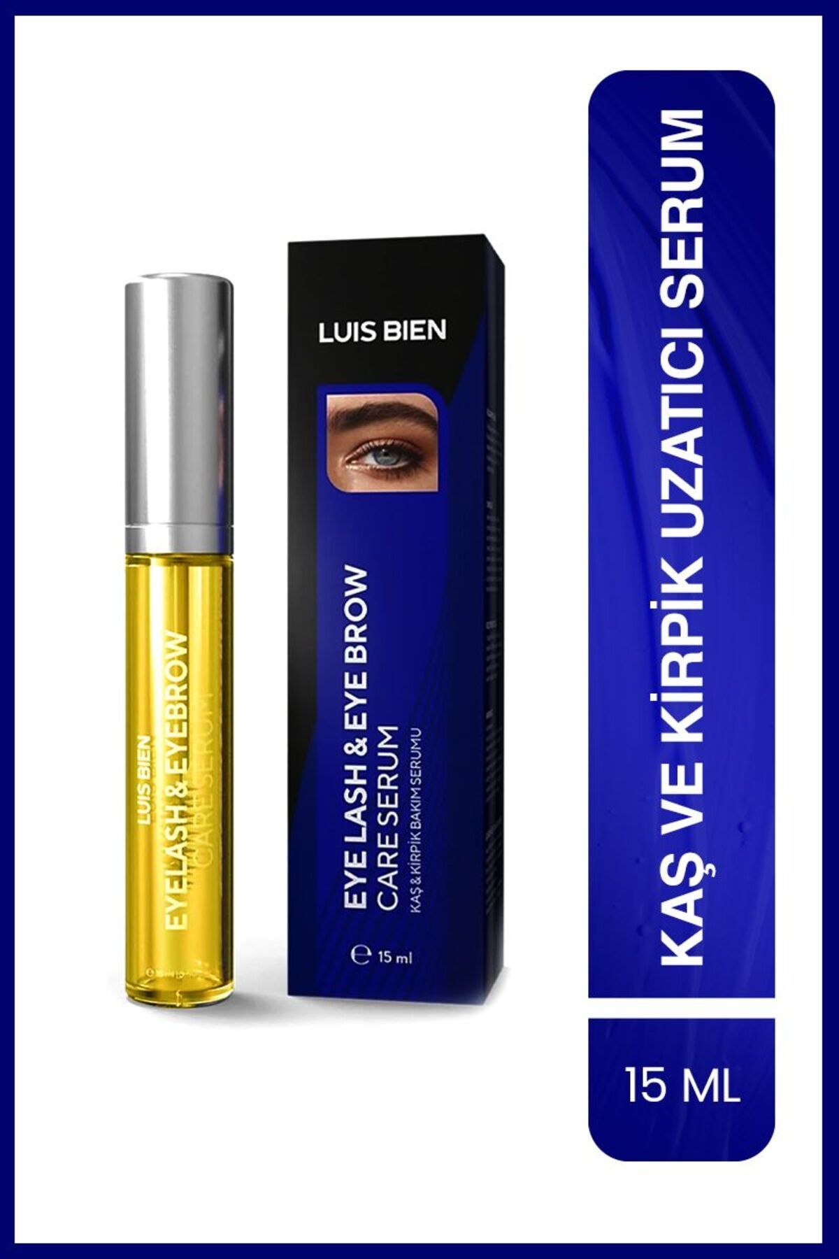Kaş ve Kirpik Serumu – Uzatma, Güçlendirme ve Bakım | Yoğun Formül | 15ml