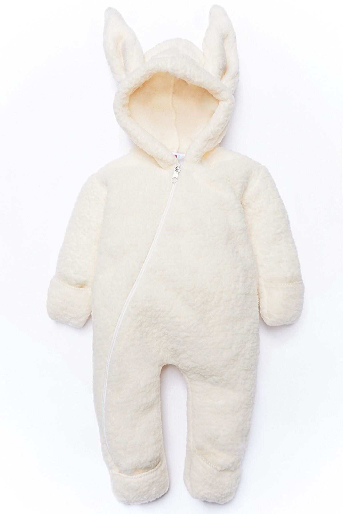 Kız Erkek Bebek Çocuk Peluş Kışlık Patikli Astronot Tulum