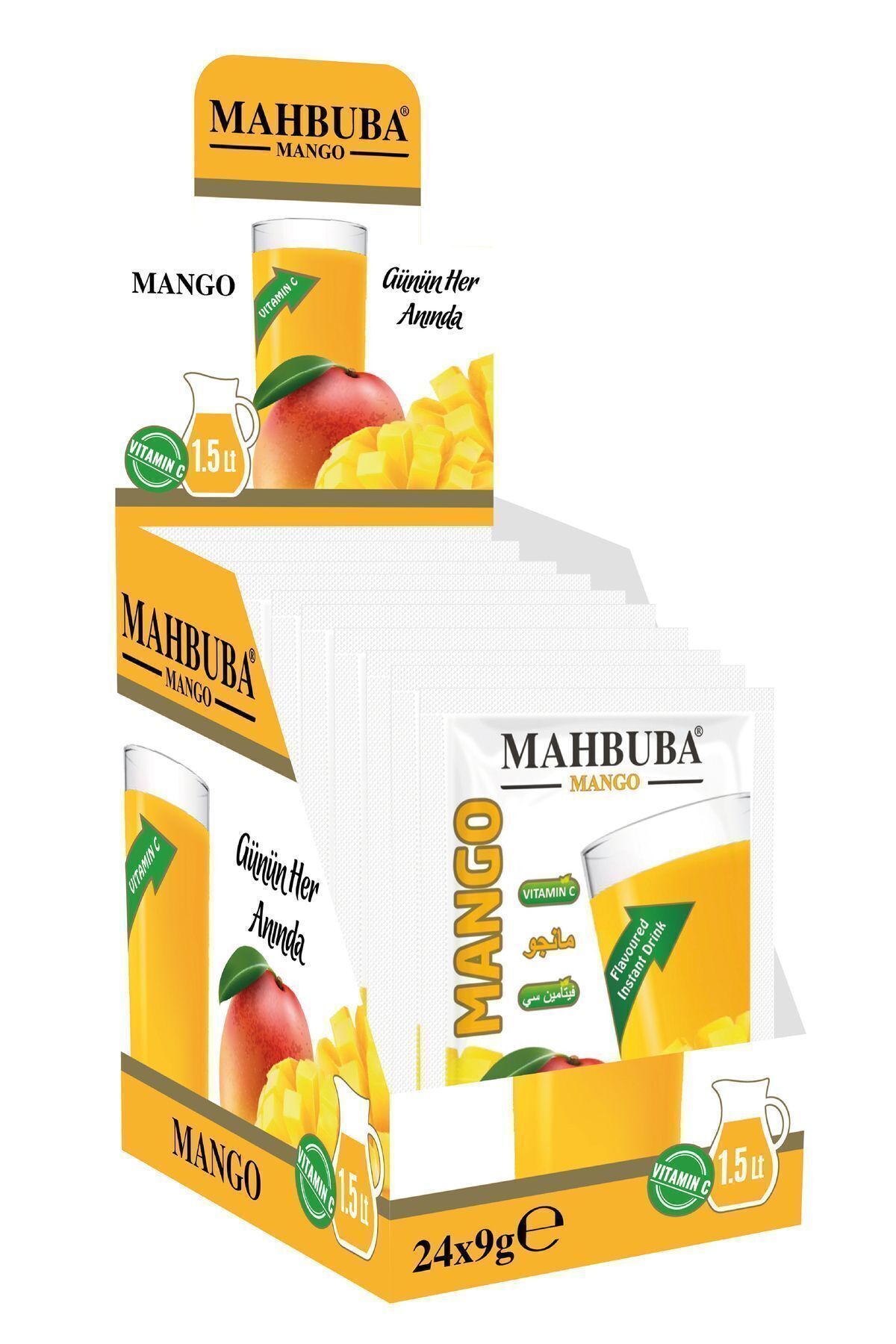 Mango Aromalı Soğuk Toz Içecek 24x9gr