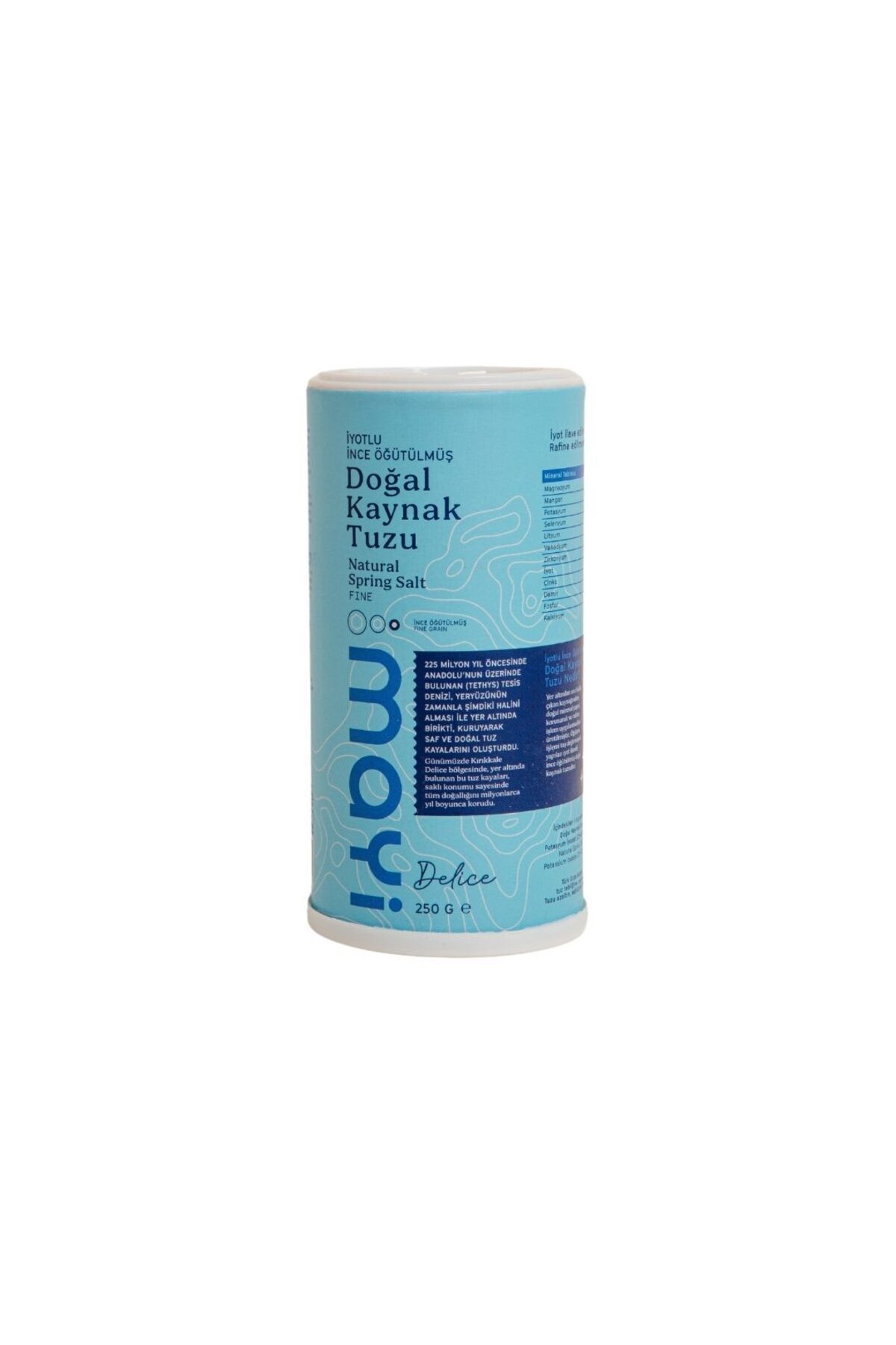 Mayi Delice Öğütülmüş Sofra Tuzu (İyot İlaveli) 250 gr