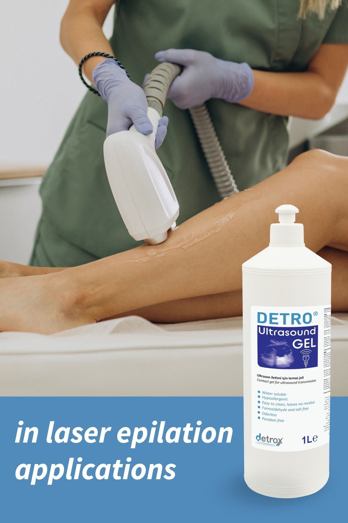 Ultrason Ekg ve Lazer Epilasyon Jeli 1lt