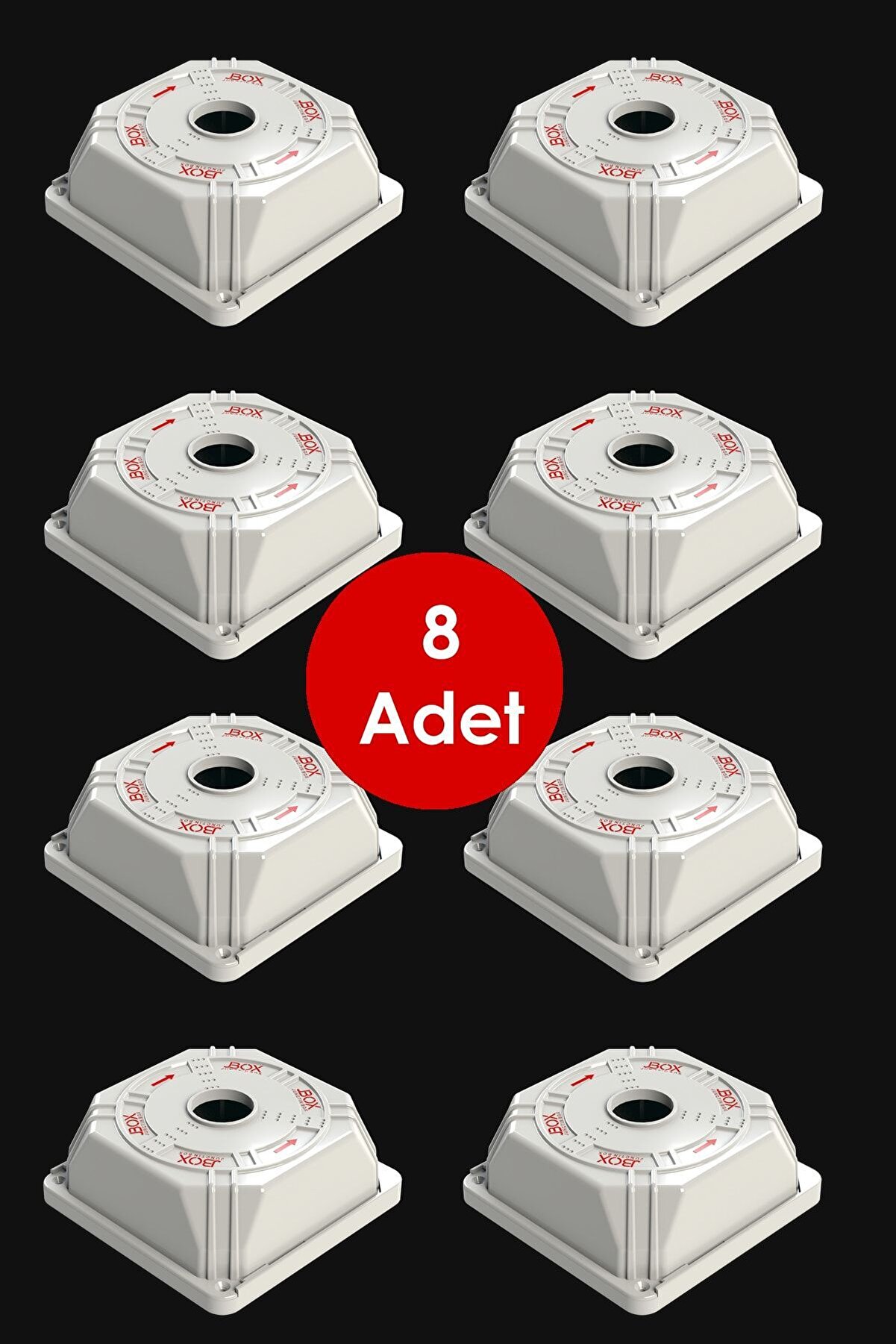 8 Adet Kamera Montaj Buatı Ve Alt Kapağı