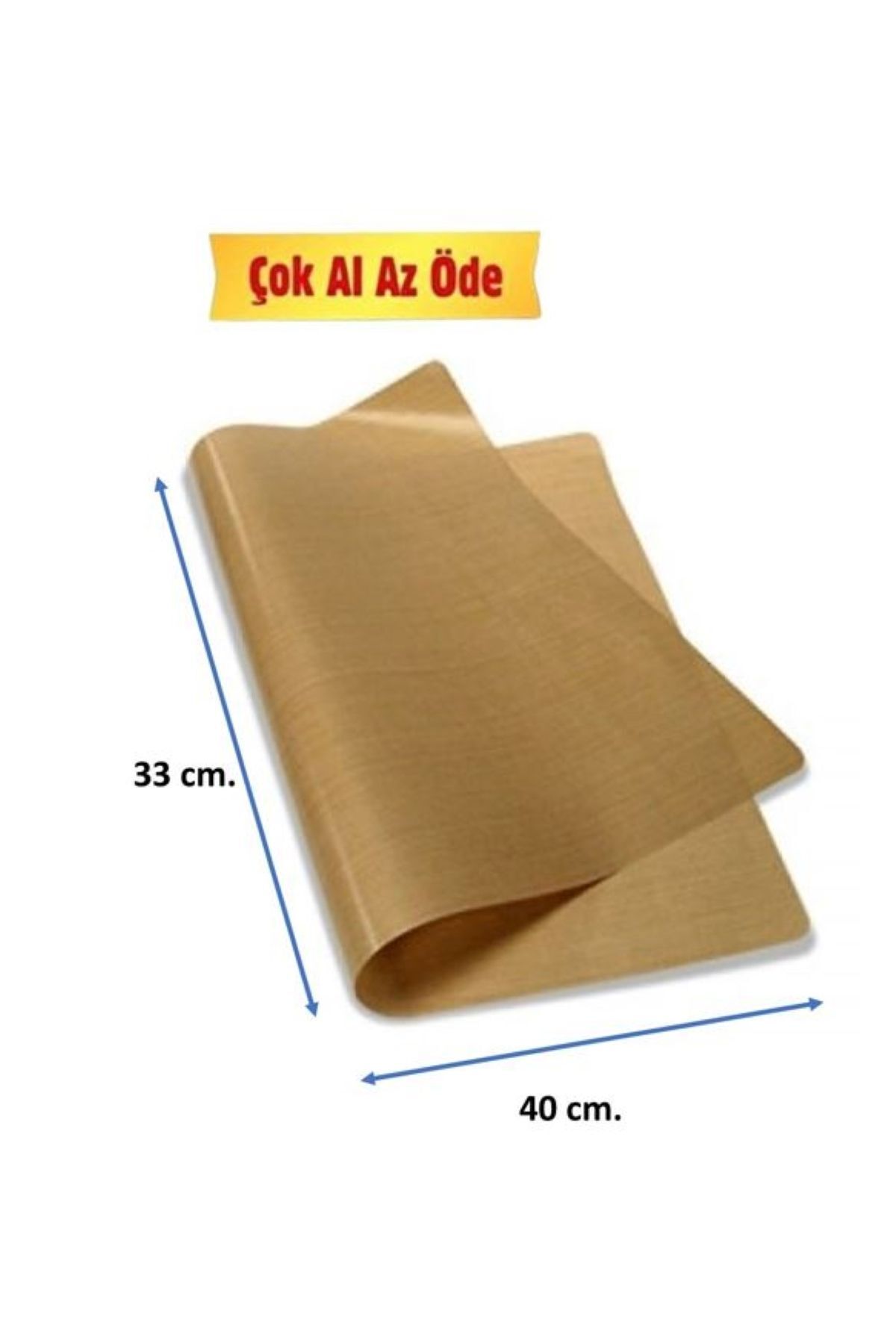 Yıkanılabilir Fırın Kağıdı & Mangal Örtüsü (TARIM VE ORMAN BAKANLIĞI ONAYLI)