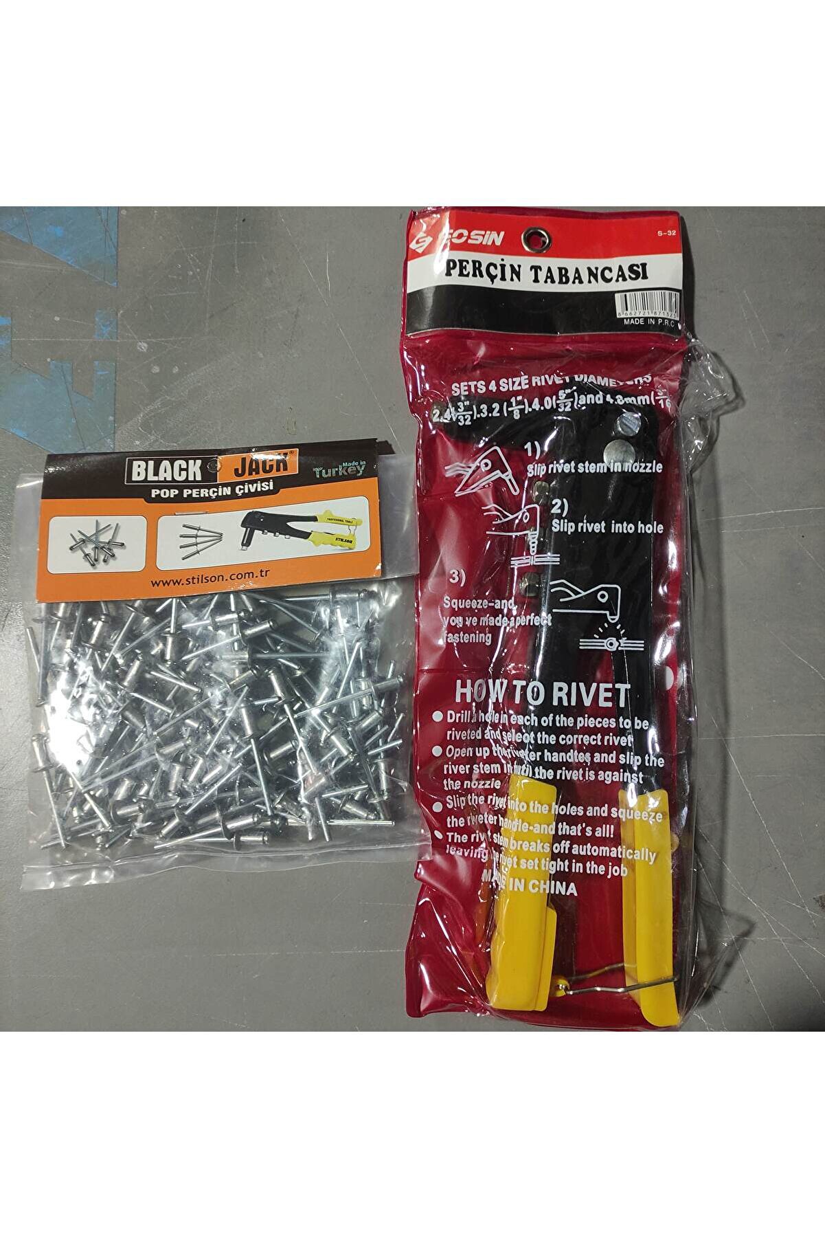 Perçin Tabancası, El Perçin Makinesi ,perçin Çivisi Hediyeli (100 ADET)