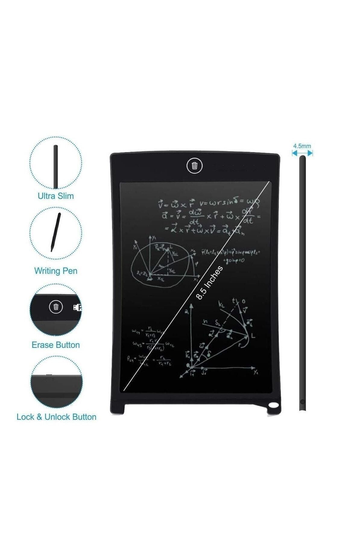 8.5 Inç Elektronik Lcd Yazma Tableti Çizim Tahtası Online Eğitim Tableti
