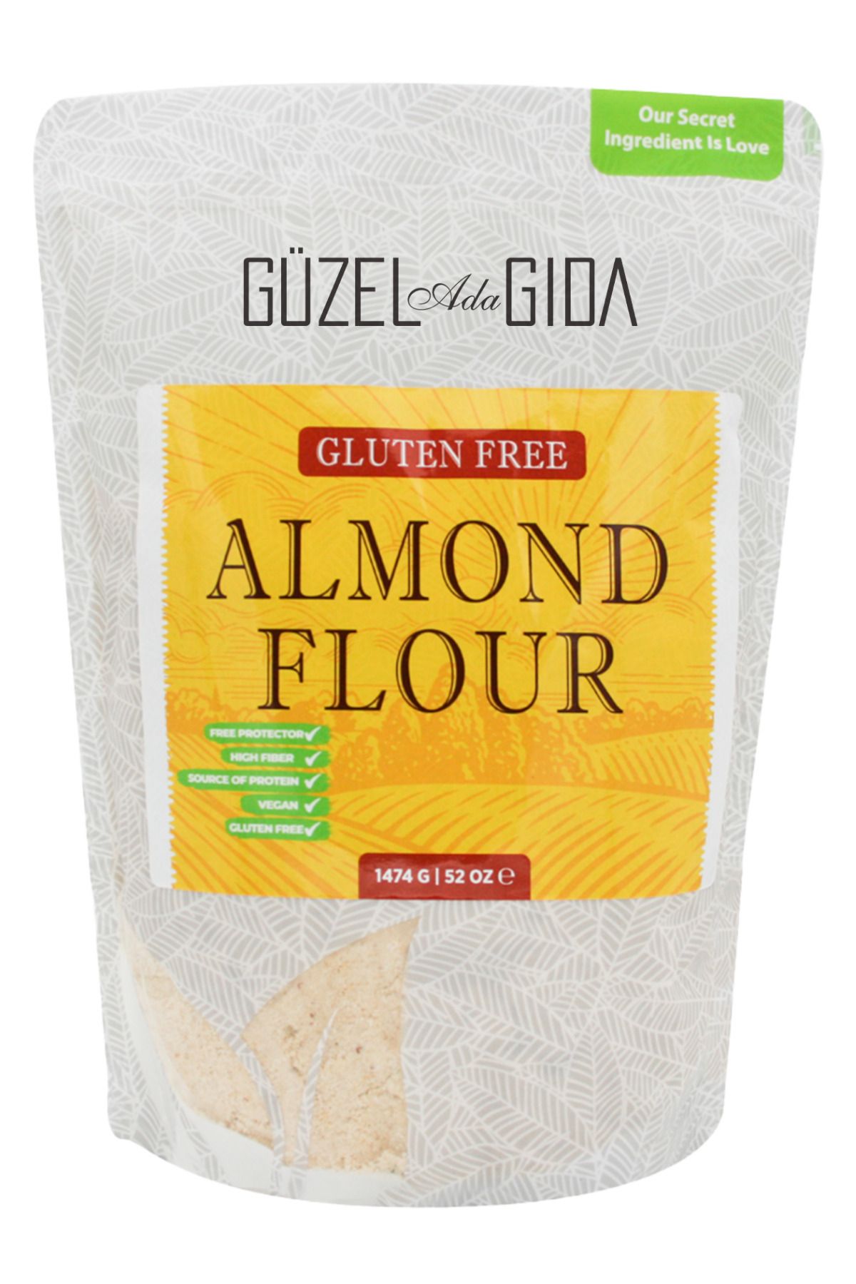 Glutensiz Yerli Badem Unu 1474 gr
