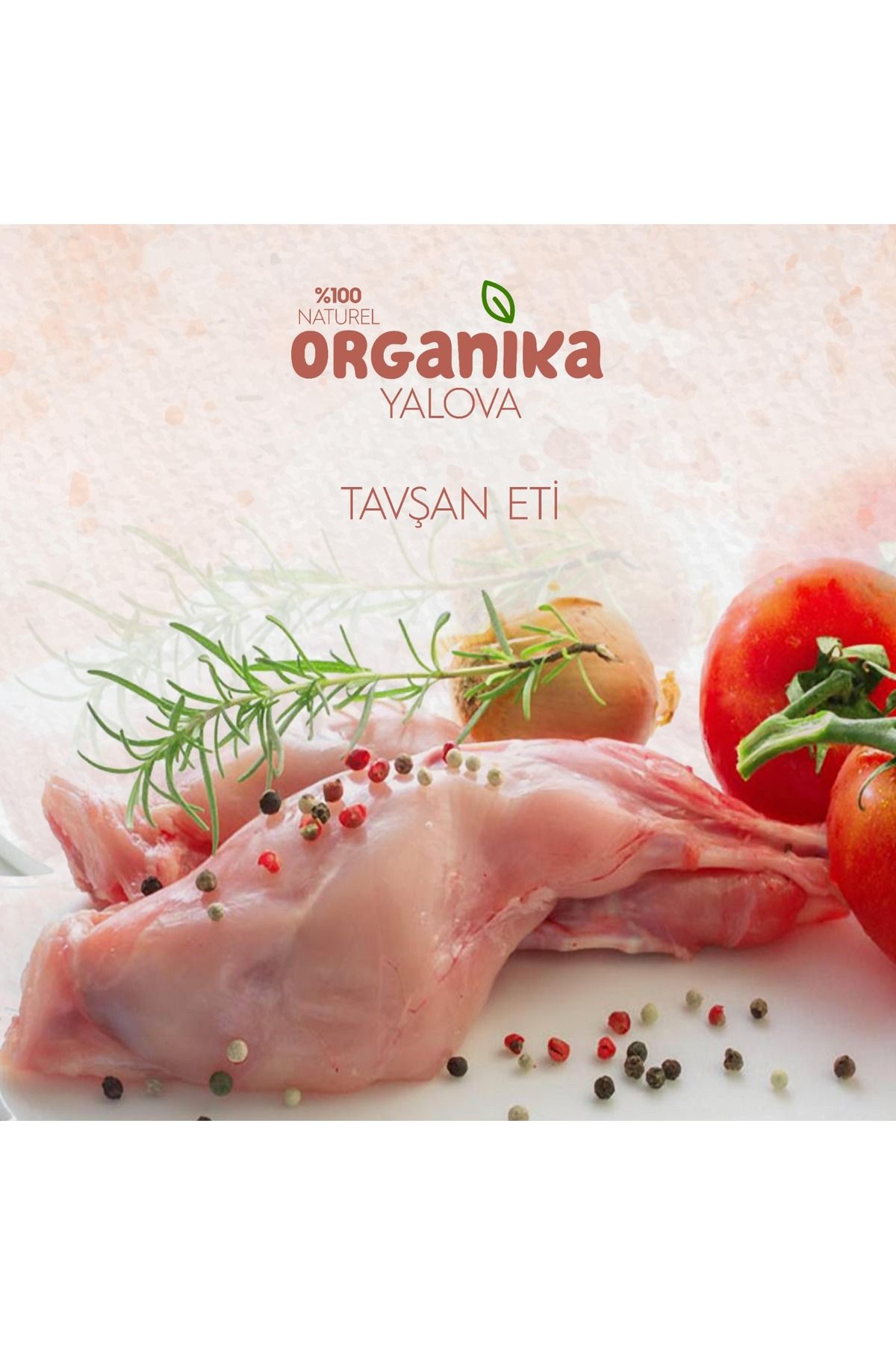 Organik Tavşan Eti 1800-2200gr