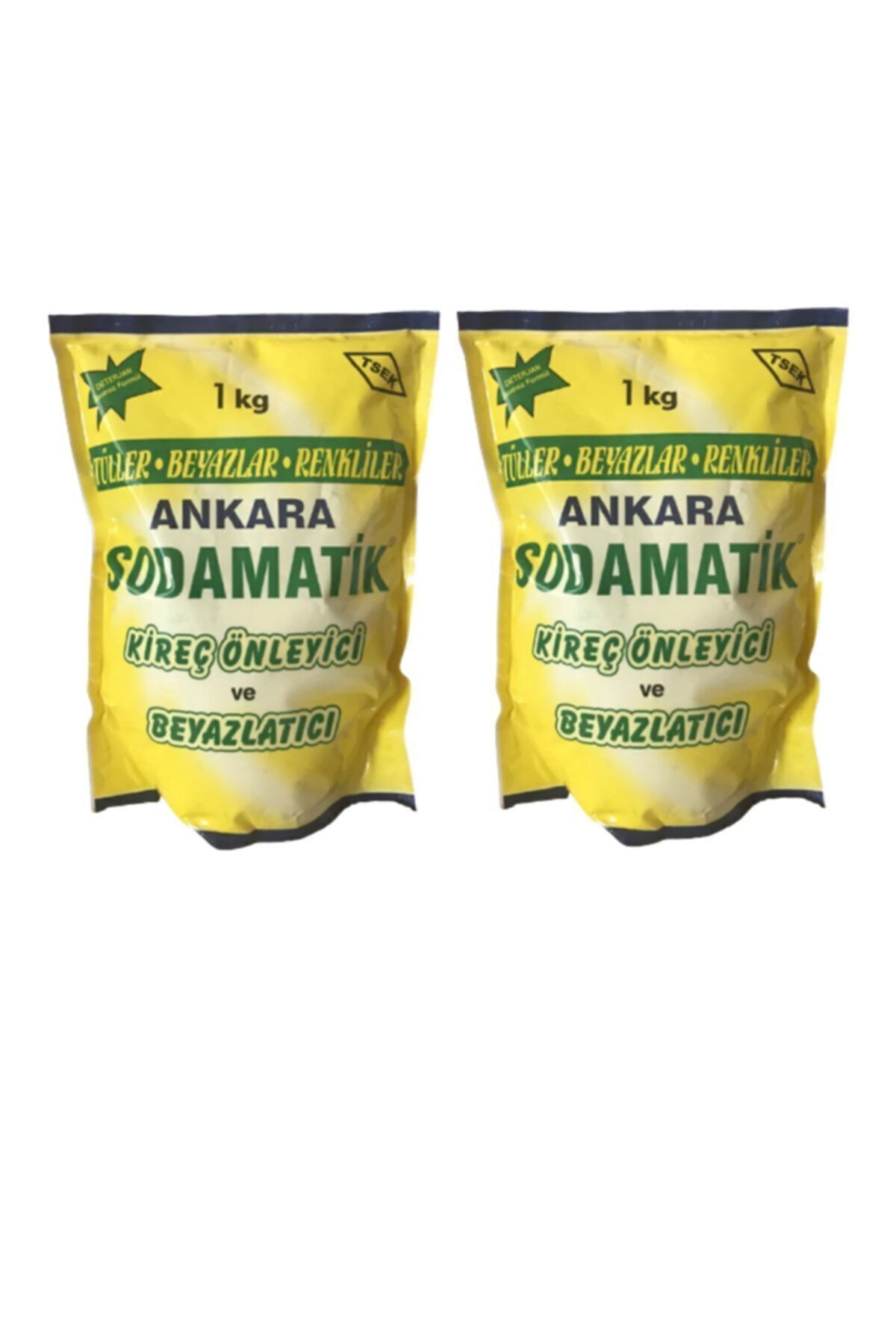 Sodamatik (1 Kg X 2) Kireç Önleyici Ve Beyazlatıcı (tüller-beyazlar-renkliler)