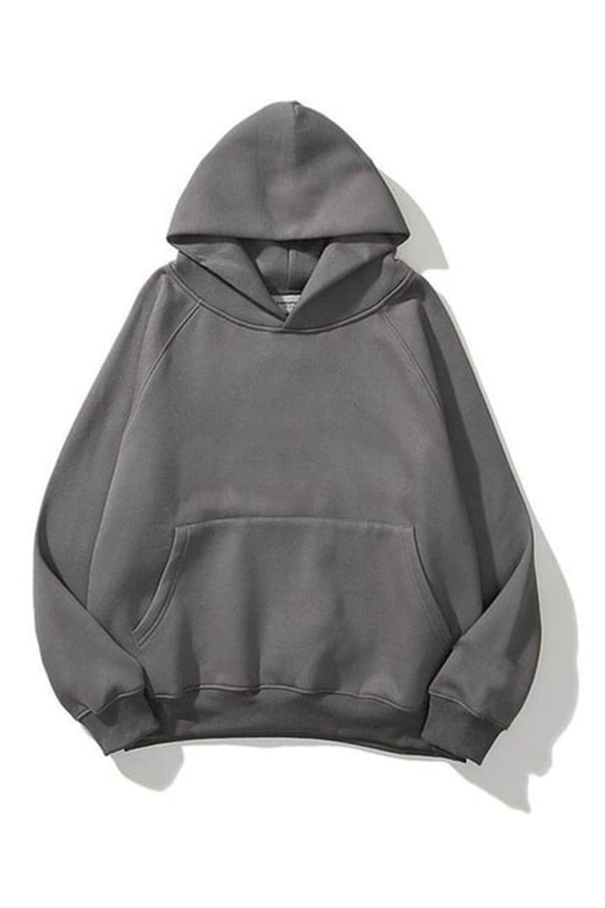 Unisex Mickey Gri Hoodie Sweatshirt